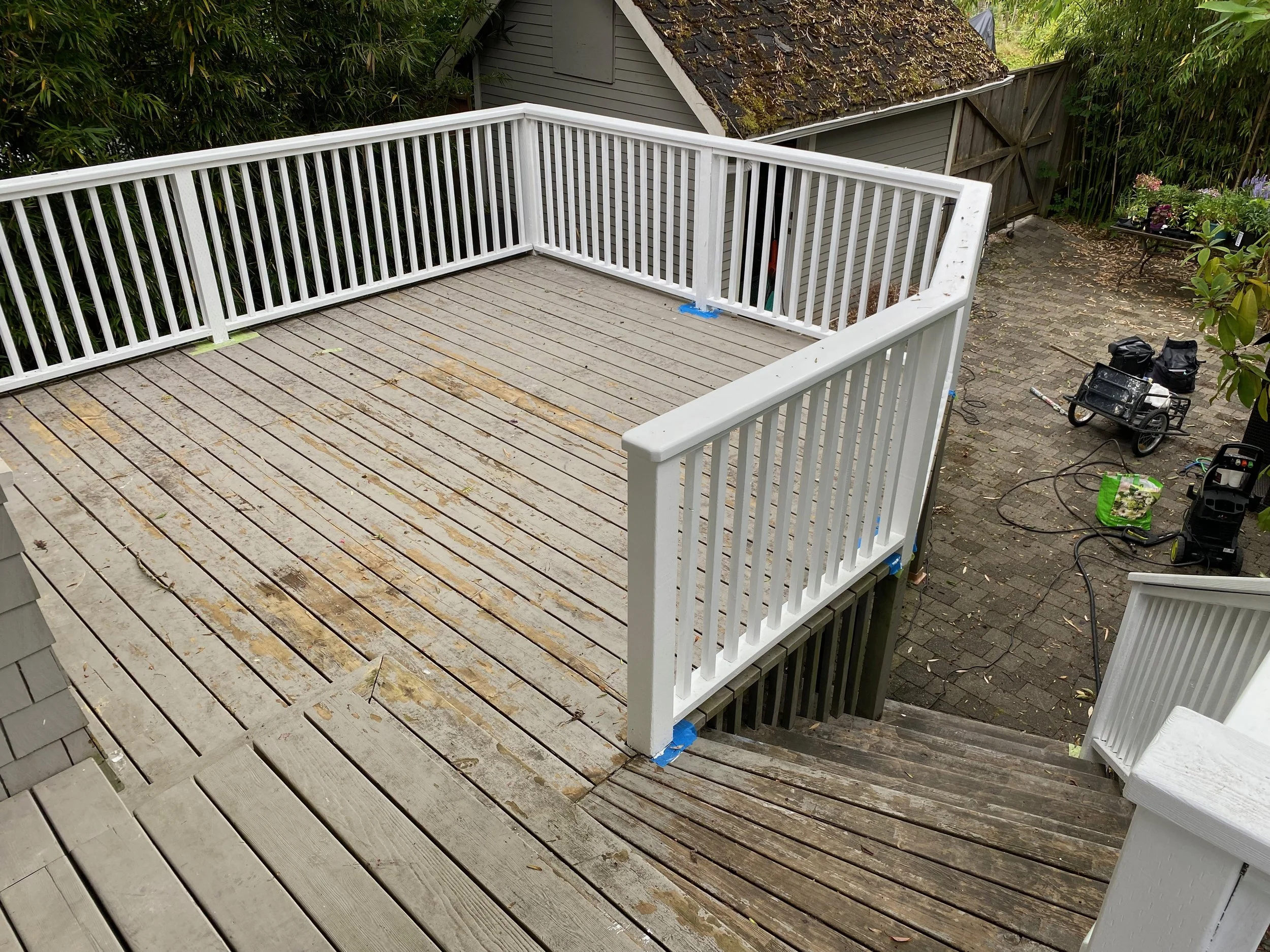 Before image of deck