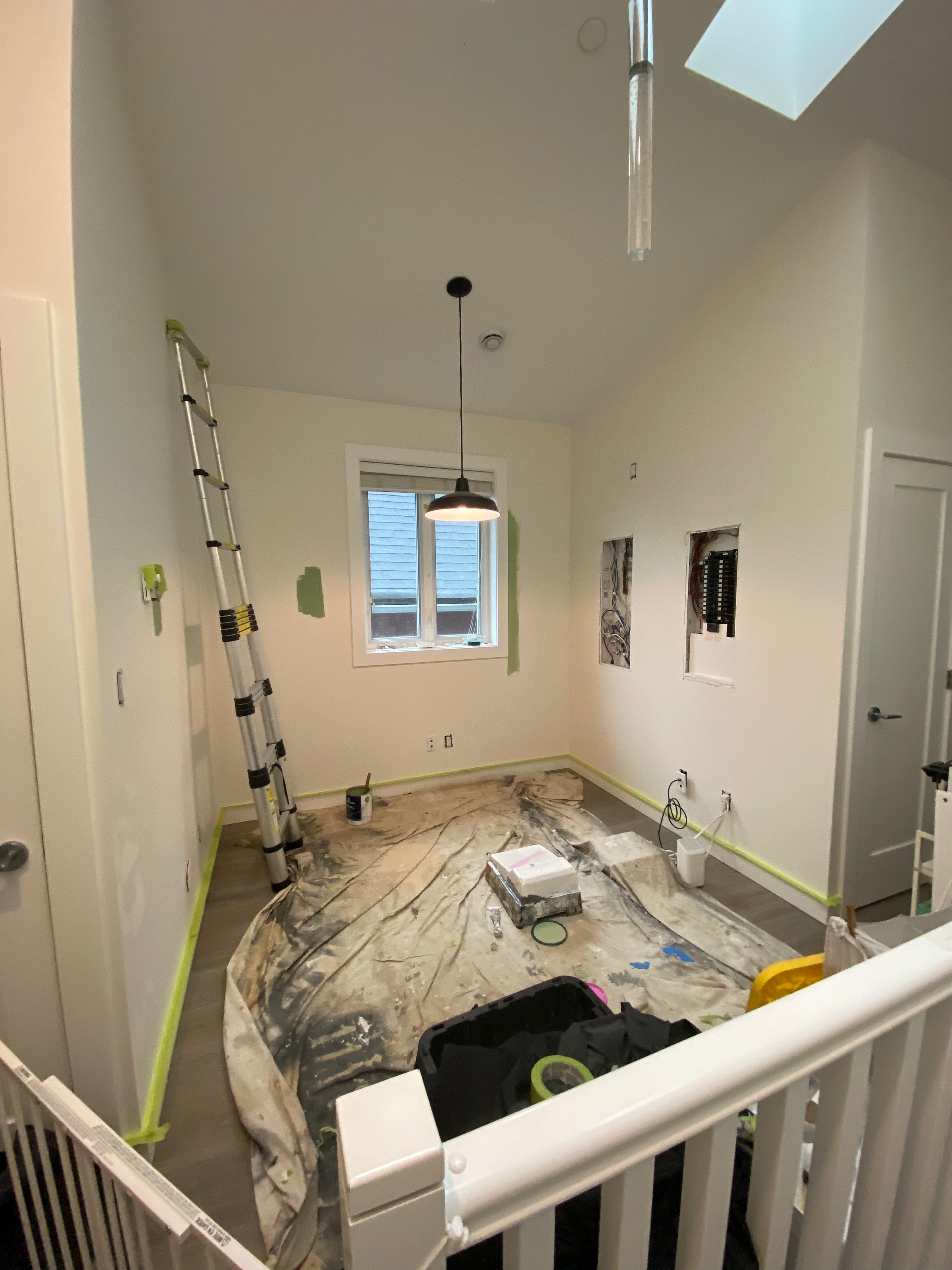 Before image of office nook