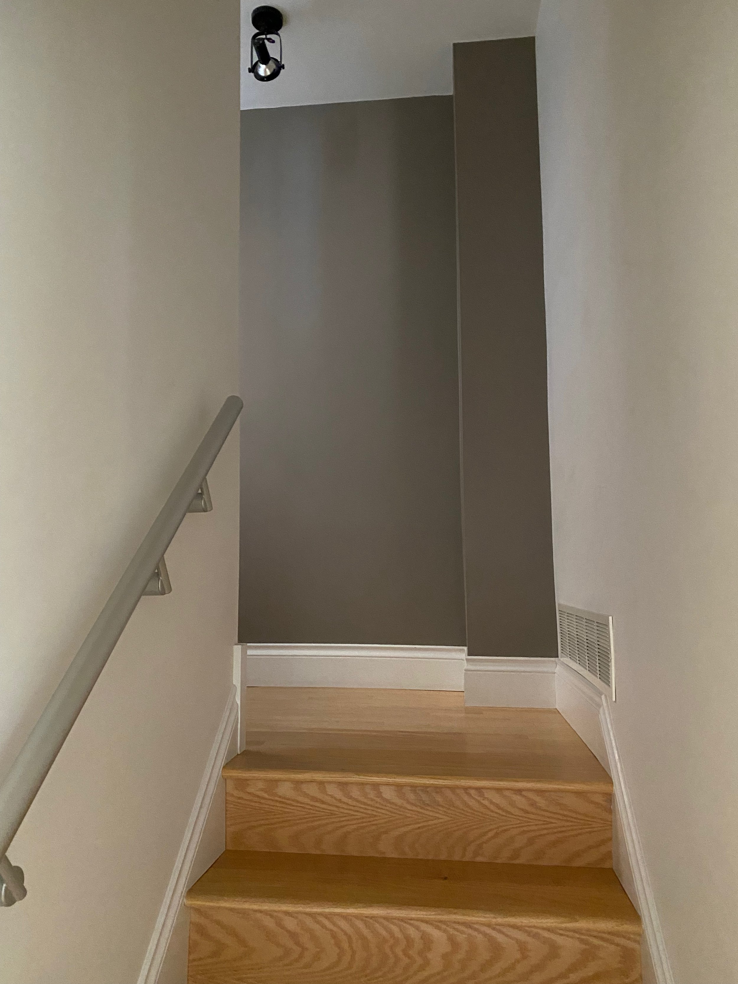 Before image of stair landing