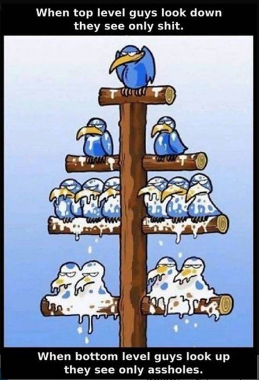 A humorous take on the view of toxic leadership that left me unwilling to think of myself as a leader.
