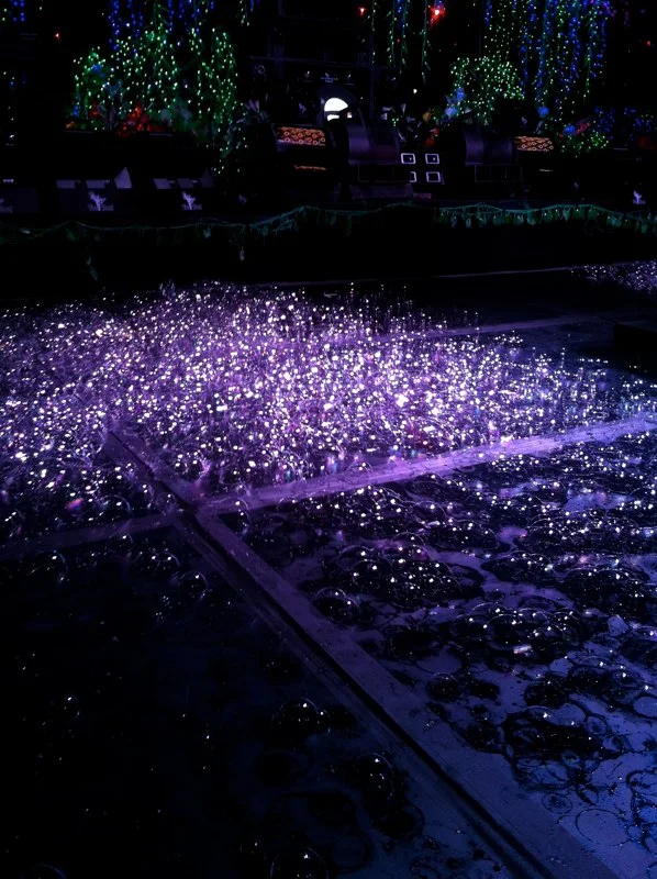 Bubbly Bubbles filled the stage to close ceremony