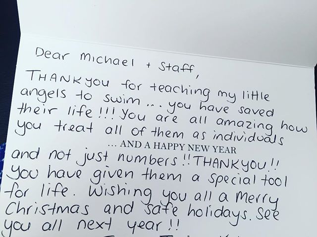 A very special and meaningful card received today from one of our amazing swimming families! We are so happy with all the feedback we get, and here @hornsbylearntoswim we pride ourselves on the fact that we make sure every child is given a great deal