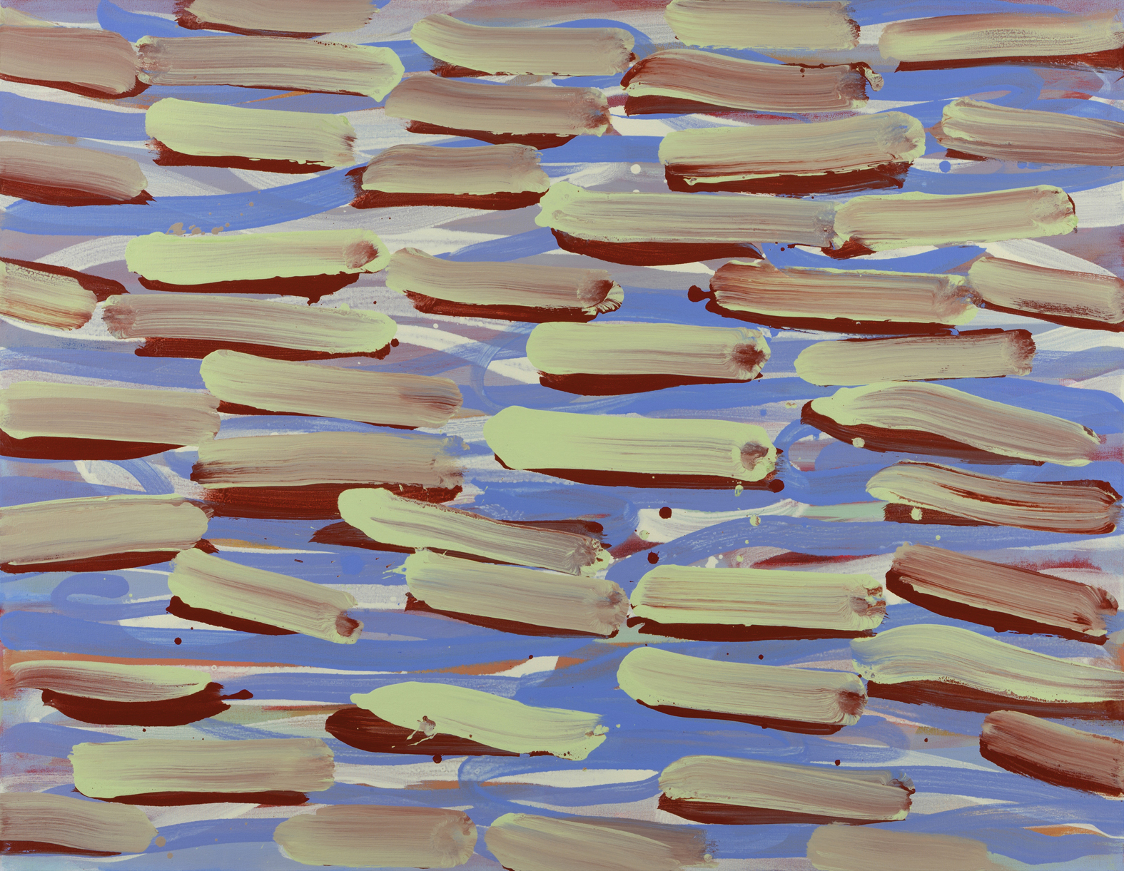 Slipstream 1 2013, 105 x 135cm acrylic on canvas