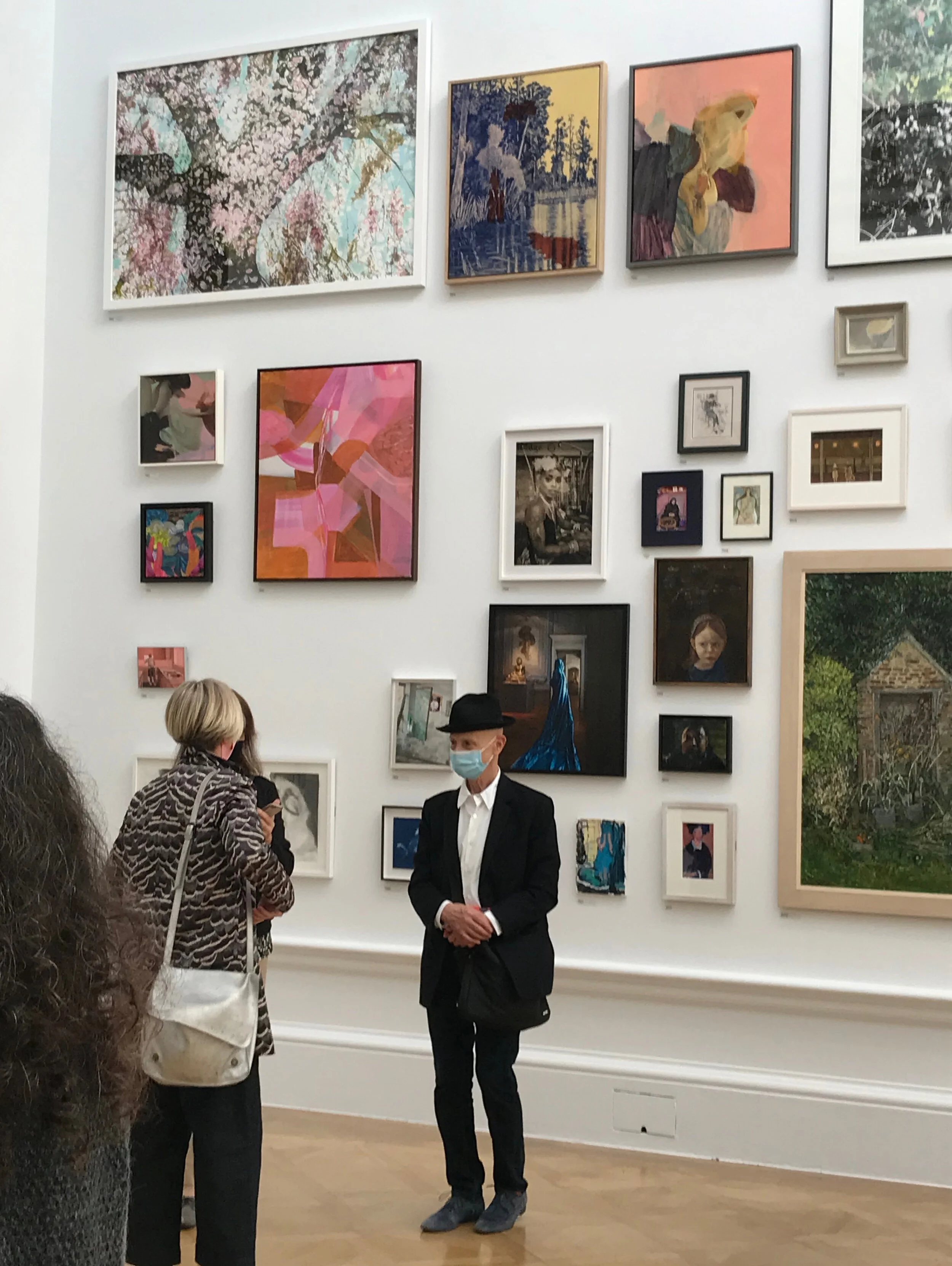 David Remfry MBE RA curator of gallery VIII, delighted my painting Overhead has been selected for this years Royal Academy Summer Exhibition