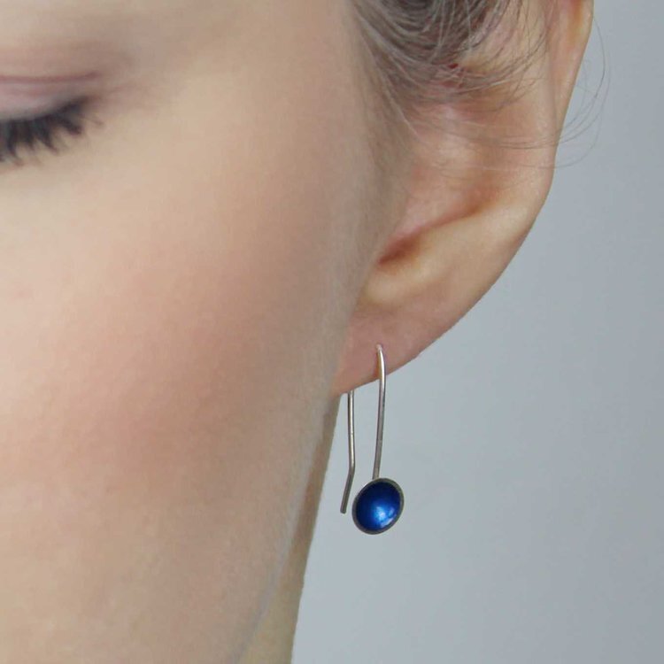 Medium drop enamel earring.jpg