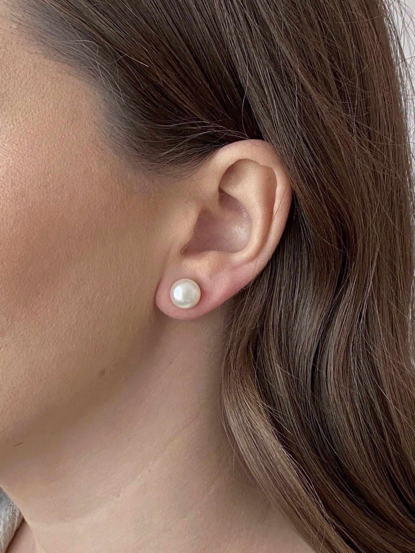 Swarovski Ear stud cream elegant Jewelry Earrings Ear Studs 