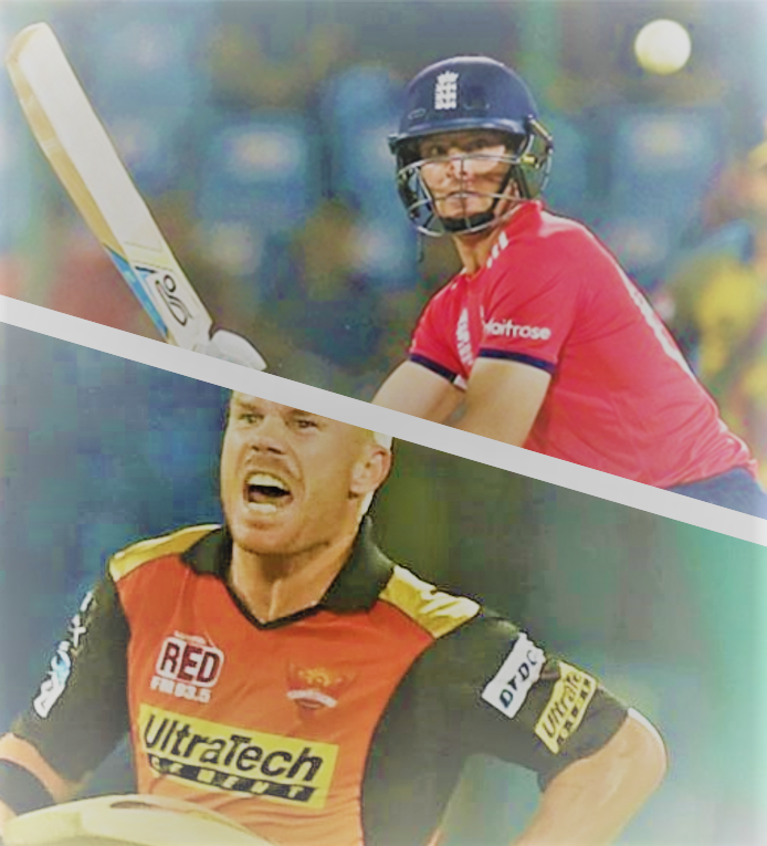 David Warner as an example of an opening batsman (glamour) and Jos Buttler as an example of a middle order batsman (versatility)