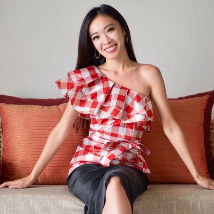 Wéko's Design Lab - Gingham Ruffle Top