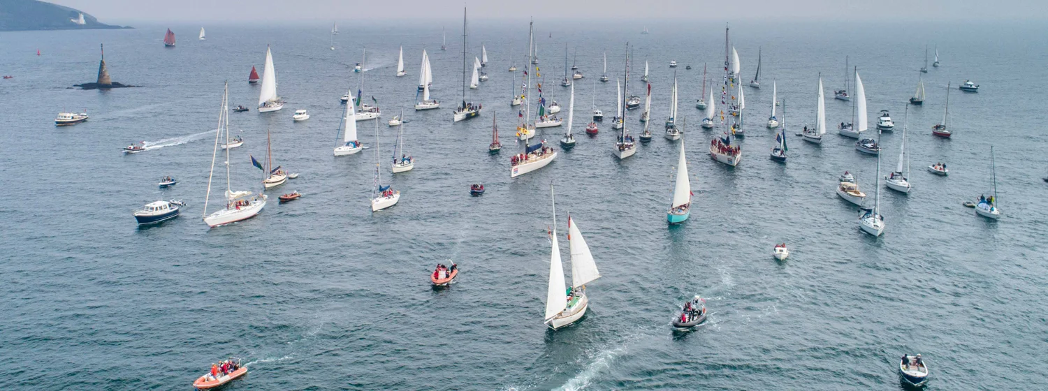 FALMOUTH PUTS ON SPECTACULAR DISPLAY FOR SIR ROBIN