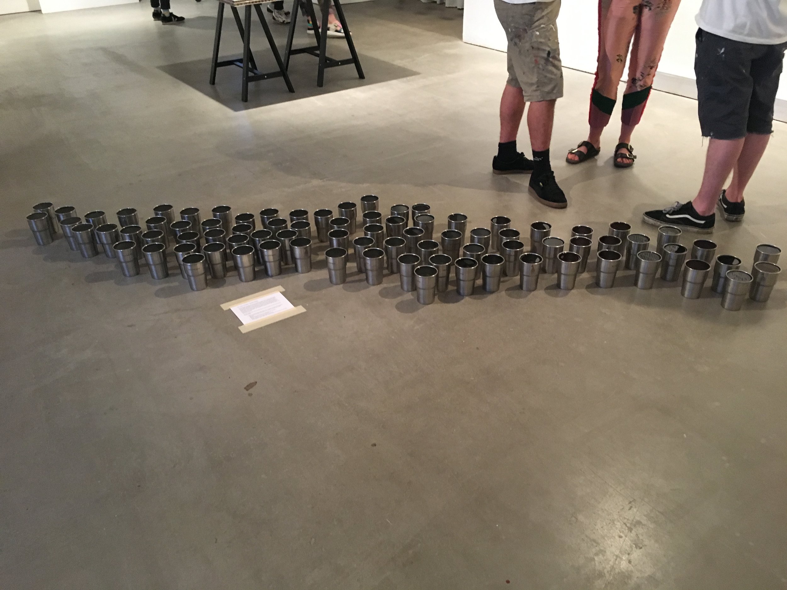 It would take 97 of these cups of water to do one load of laundry - thirsty work!