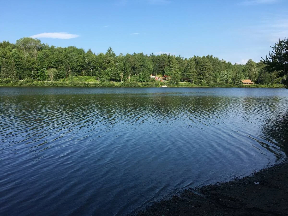 Lake Eligo in Craftsbury, Vermont near the home of Margot Mellett and Kurtis Mellett