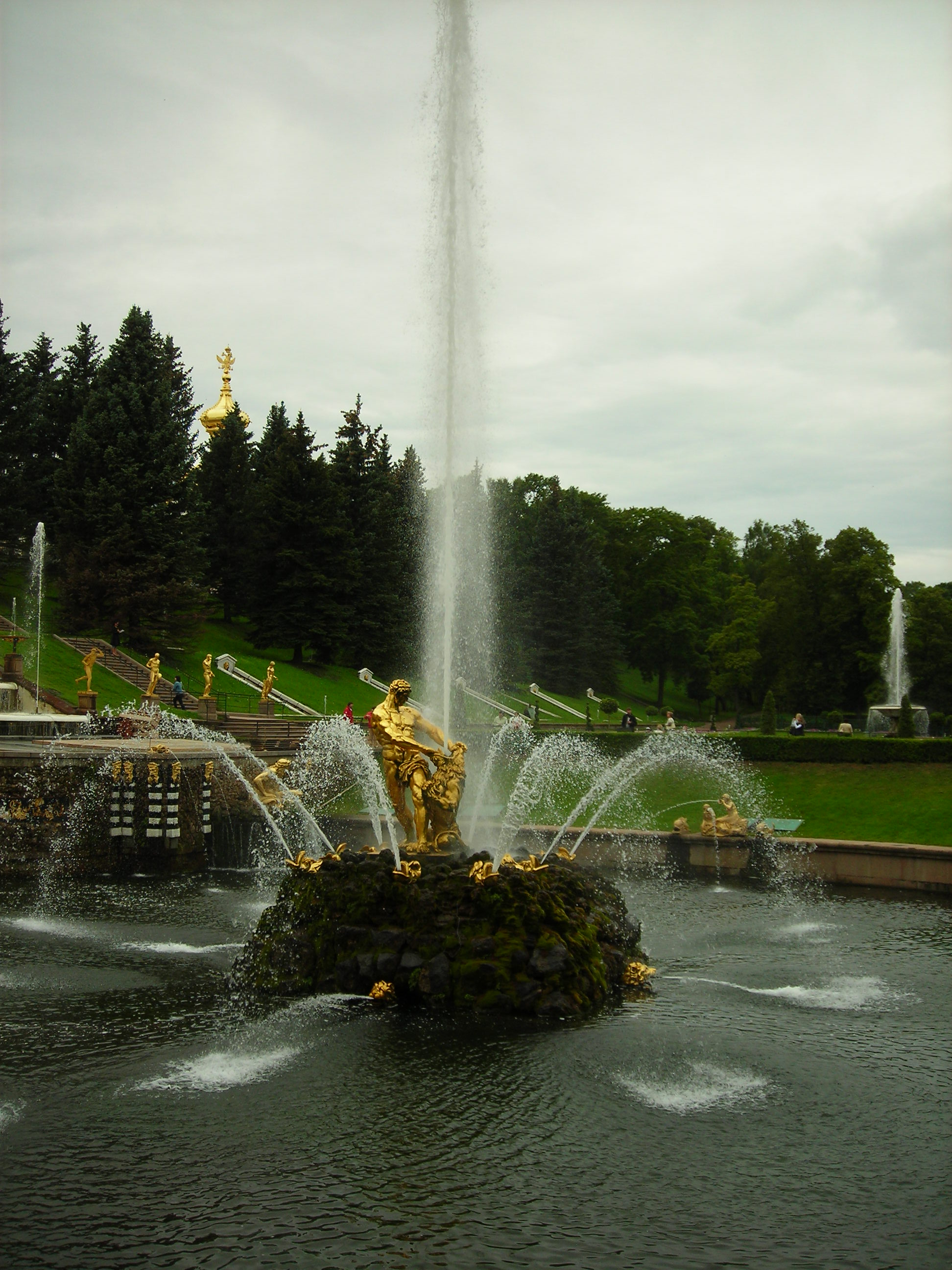 Sampson Fountain, St. Petersburg, Russia