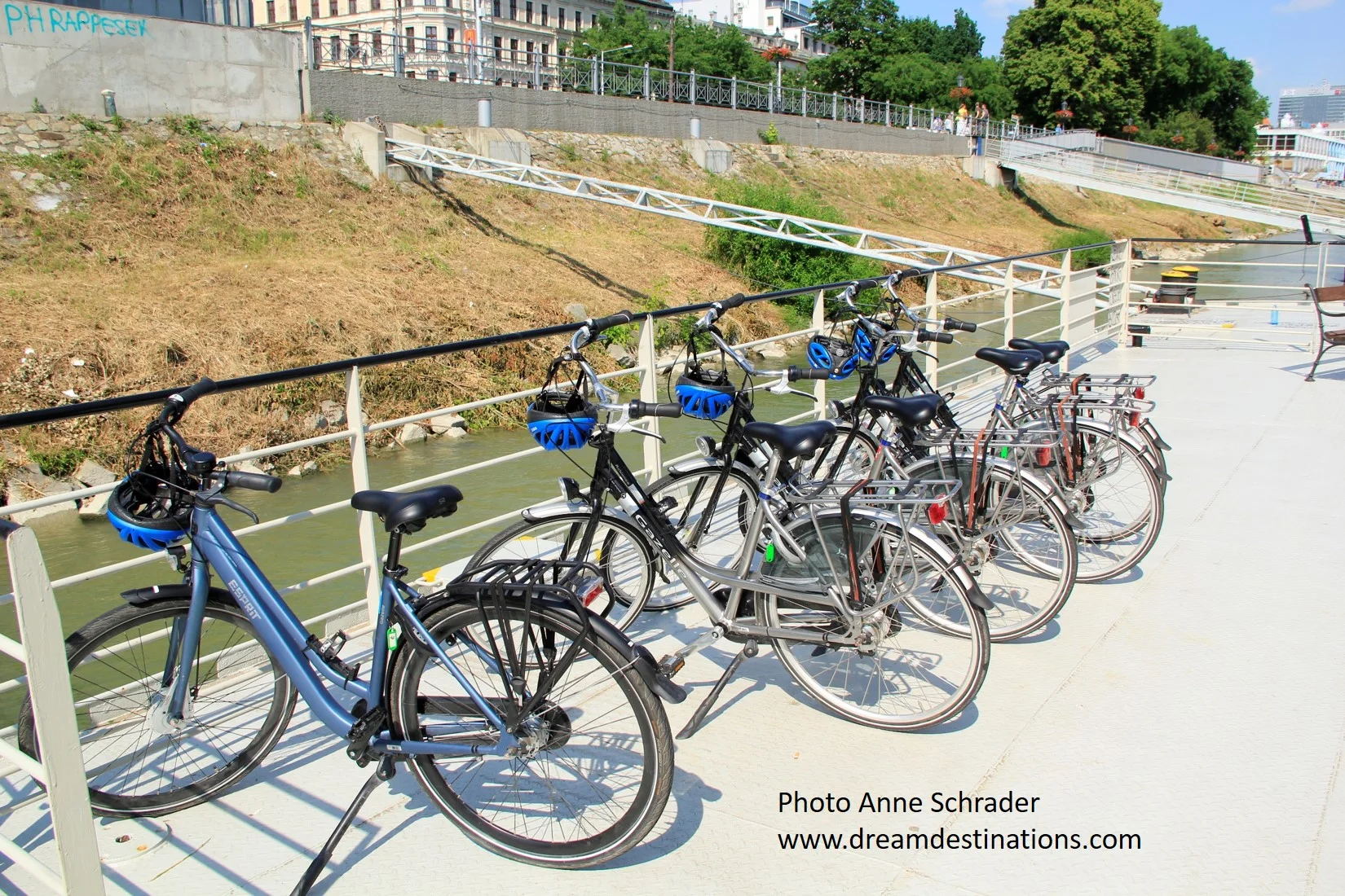 Bikes at the ready on AmaWaterways—several of our clients loved the escorted bike tours—even millionaires need to stay fit!