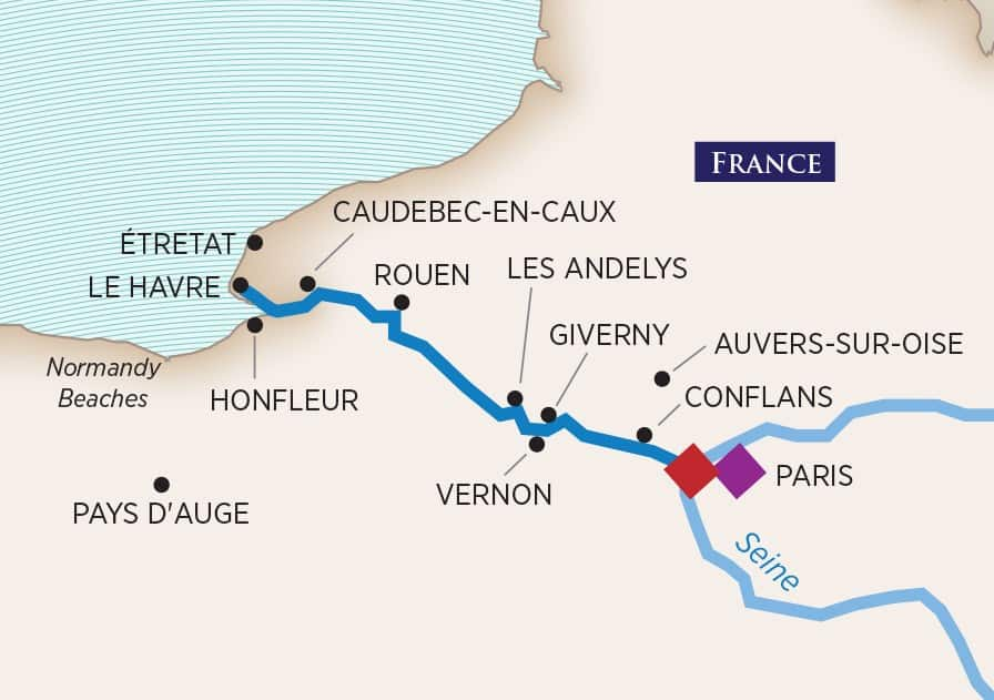 seine cruise route