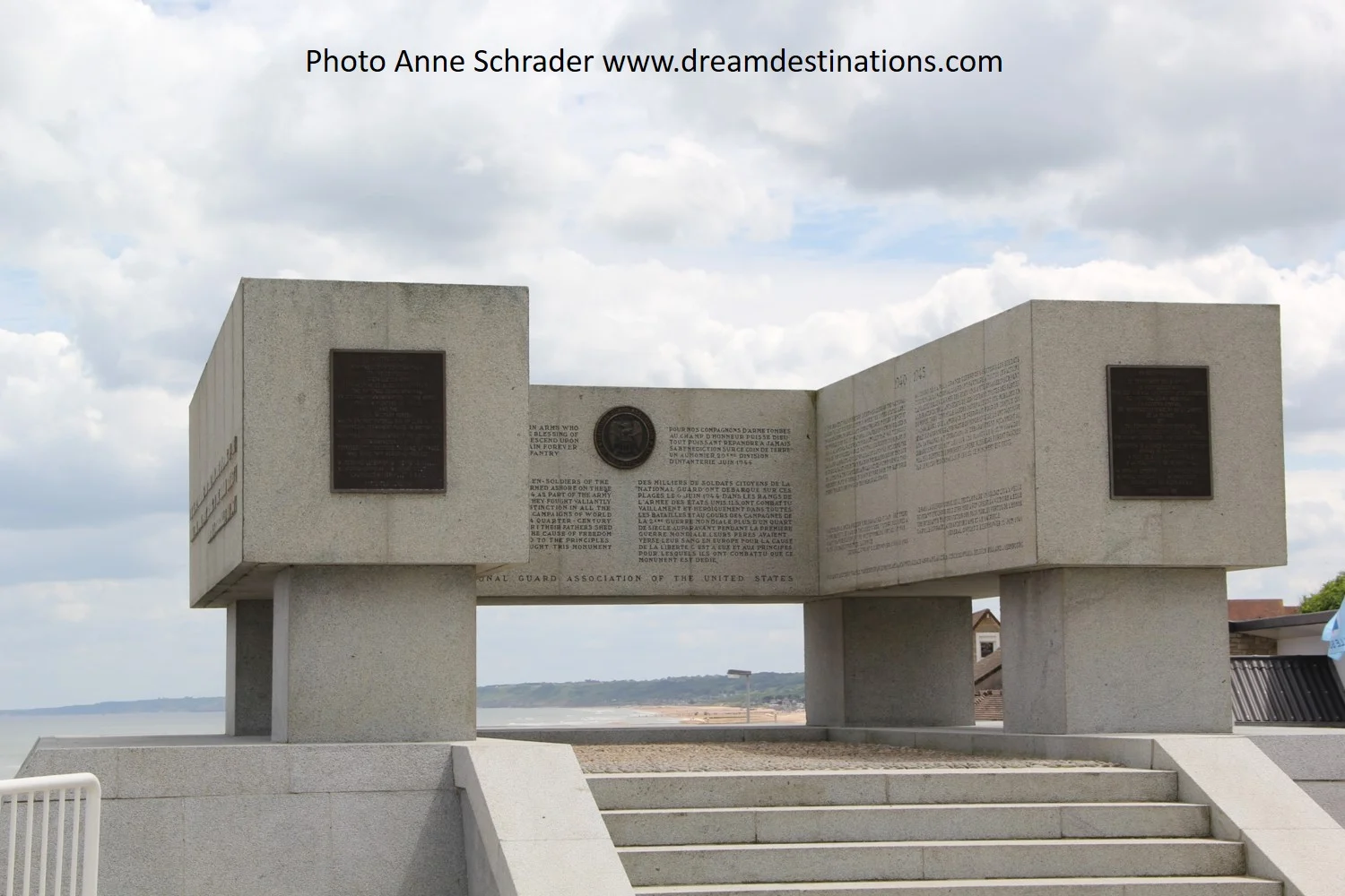 Omaha Beach Monument 2014