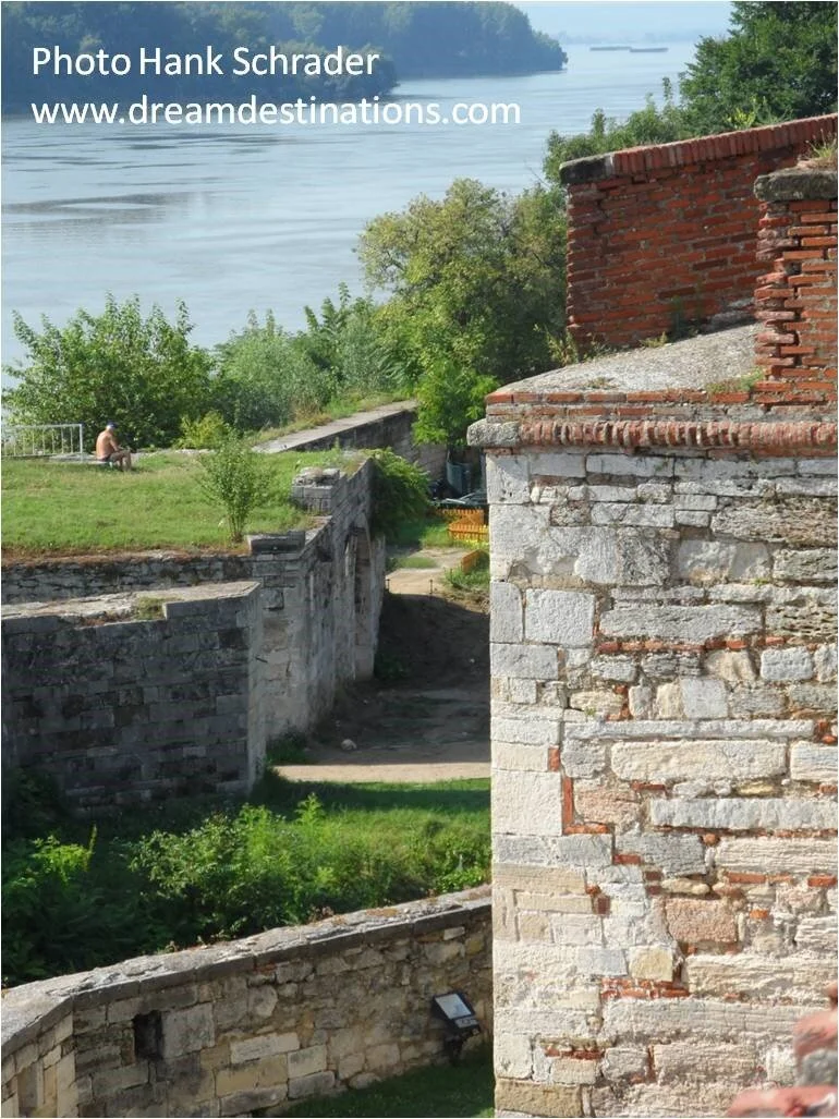 Baba Vida Castle overlooks the Danube River and protects Vidin