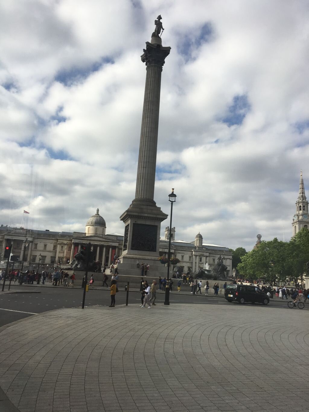 Lord Nelson on this famous square