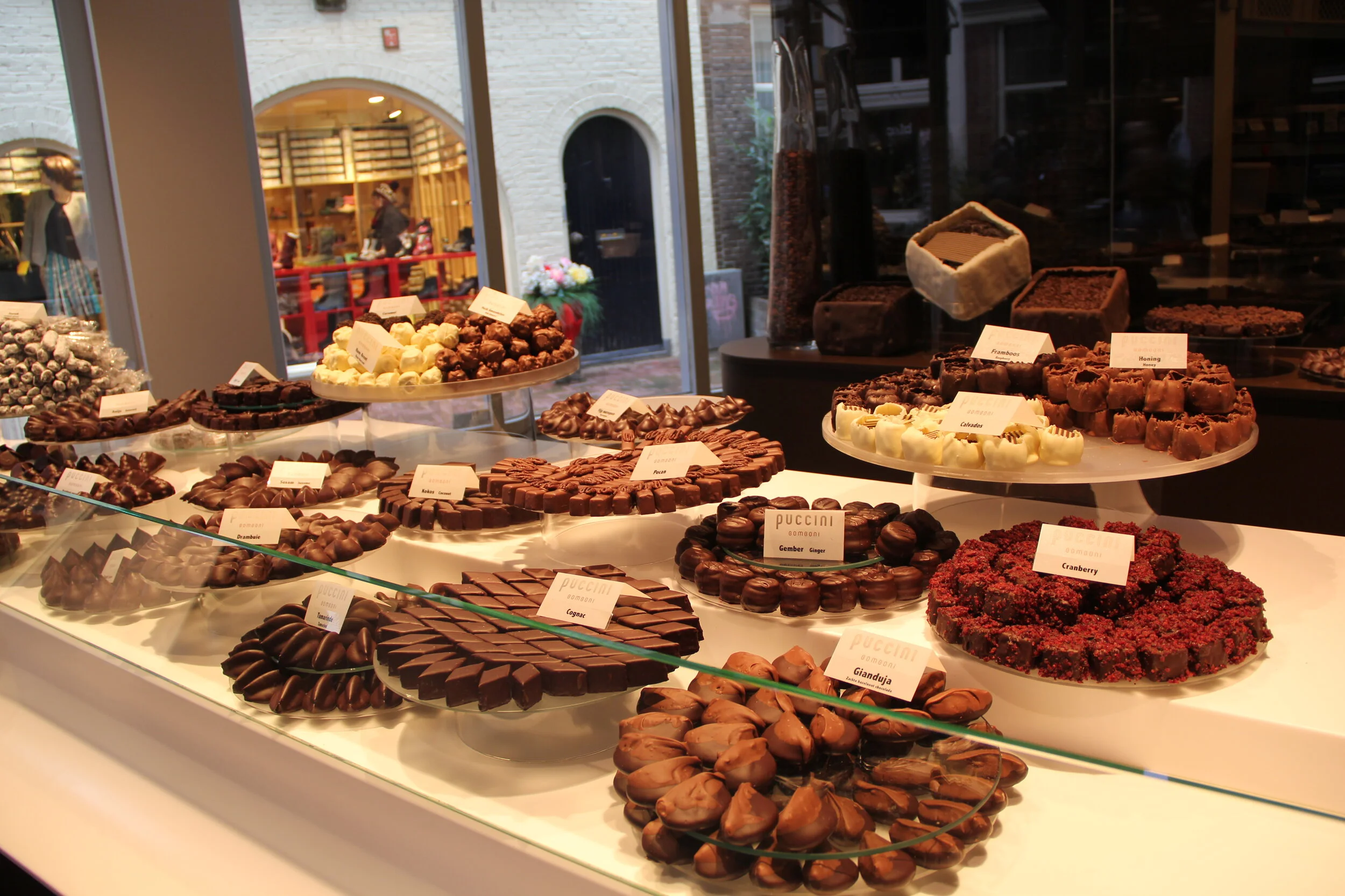 Chocolate shop in Amsterdam