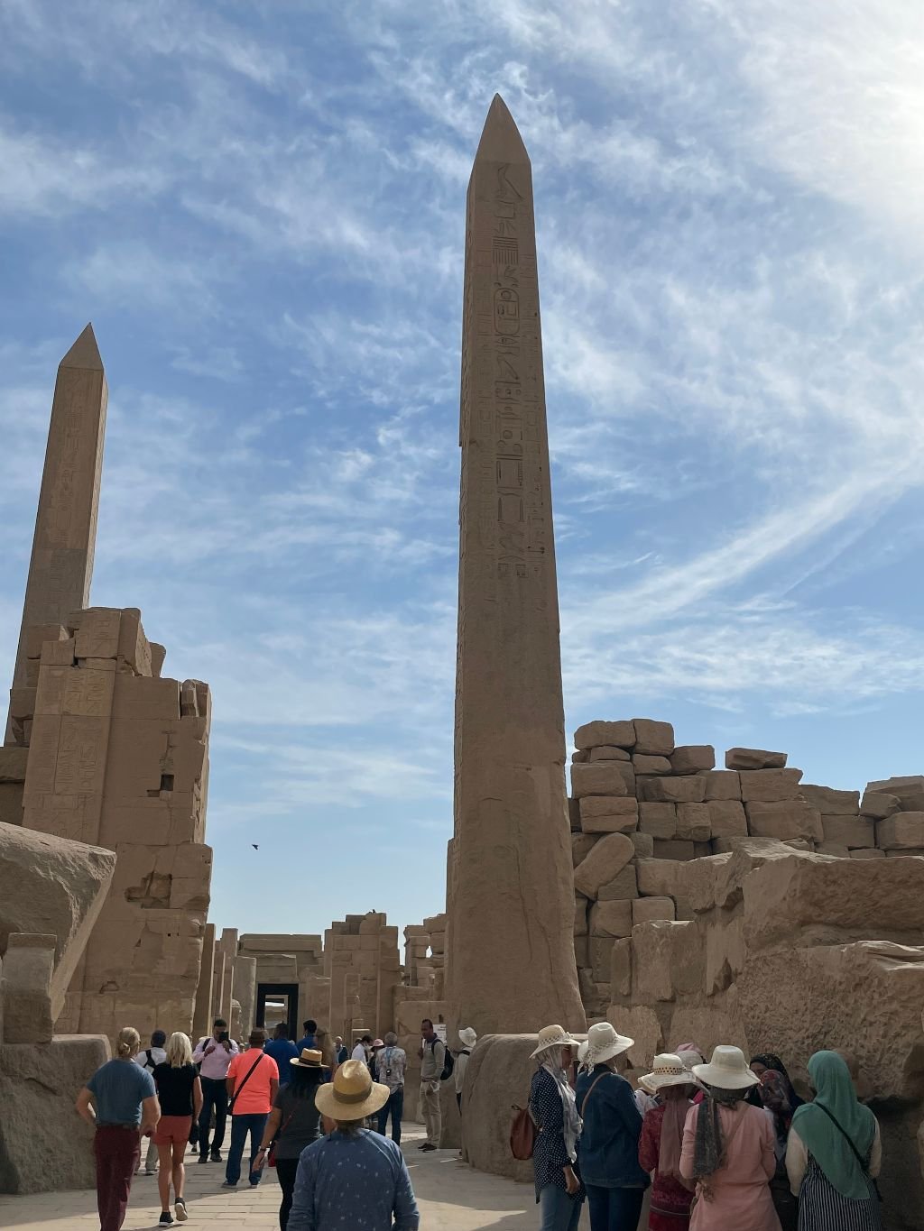 Obelisks at Karnak Temple