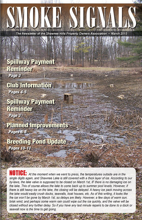 March 2015 Newsletter