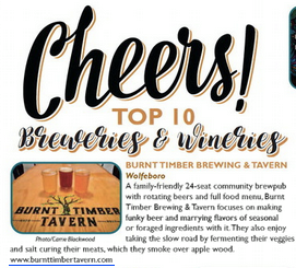 Burnt Timber makes Top Ten!