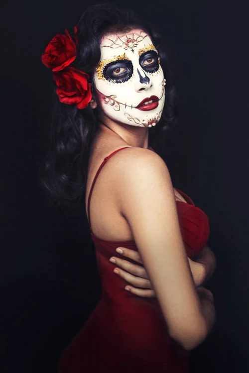 Day of the Dead portrait photo shoot