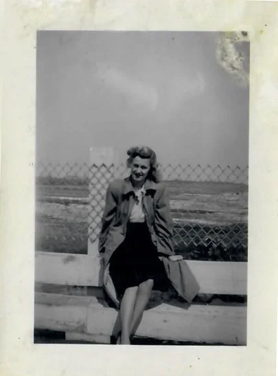 One of about 100 photographs that I have of my grandmother, Stella, taken when she was a young woman. These photos are the most important objects that I own.