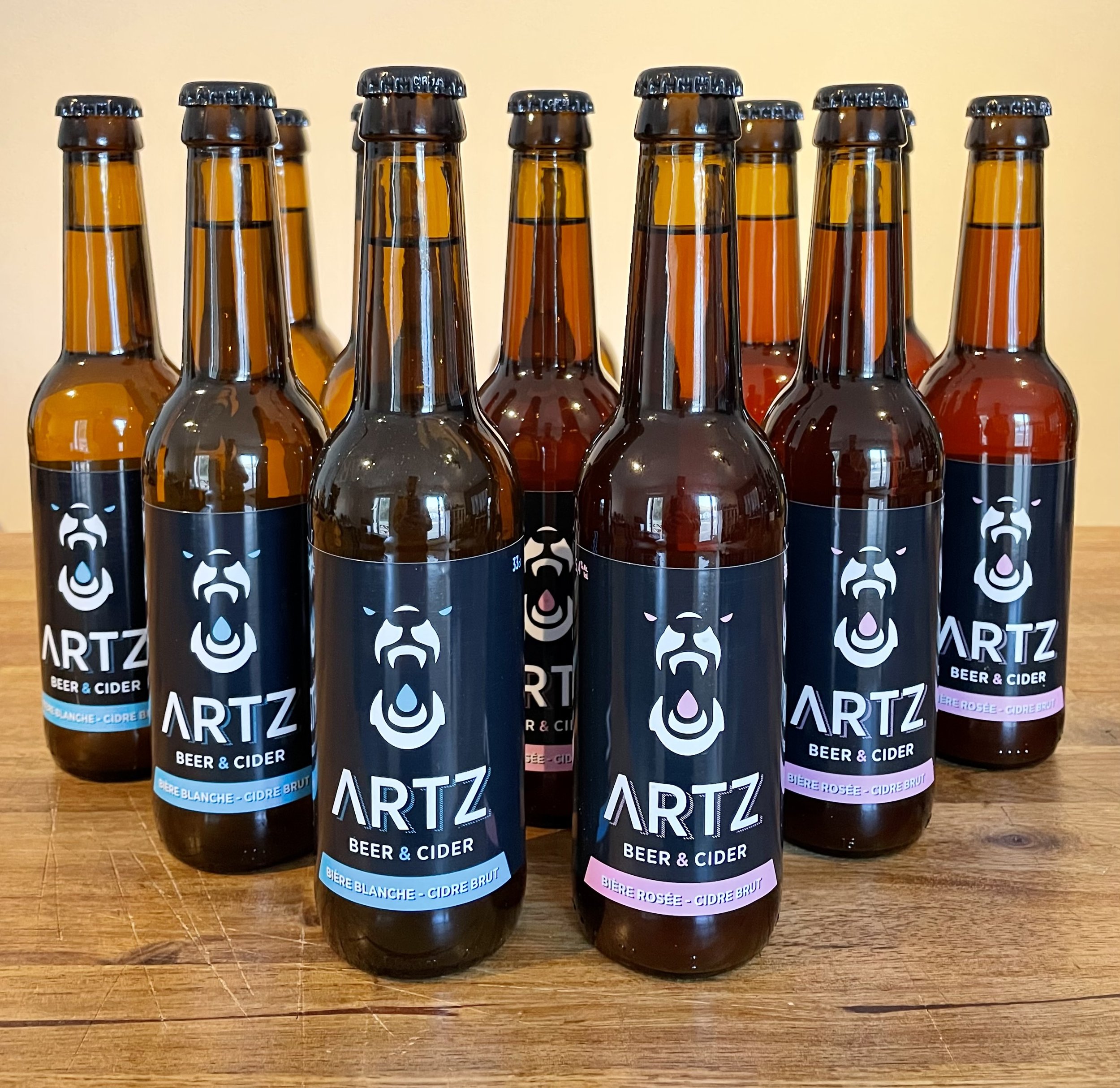 Pack découverte : ARTZ Beer & Cider Blanche et Rosée 12 x 33cl
