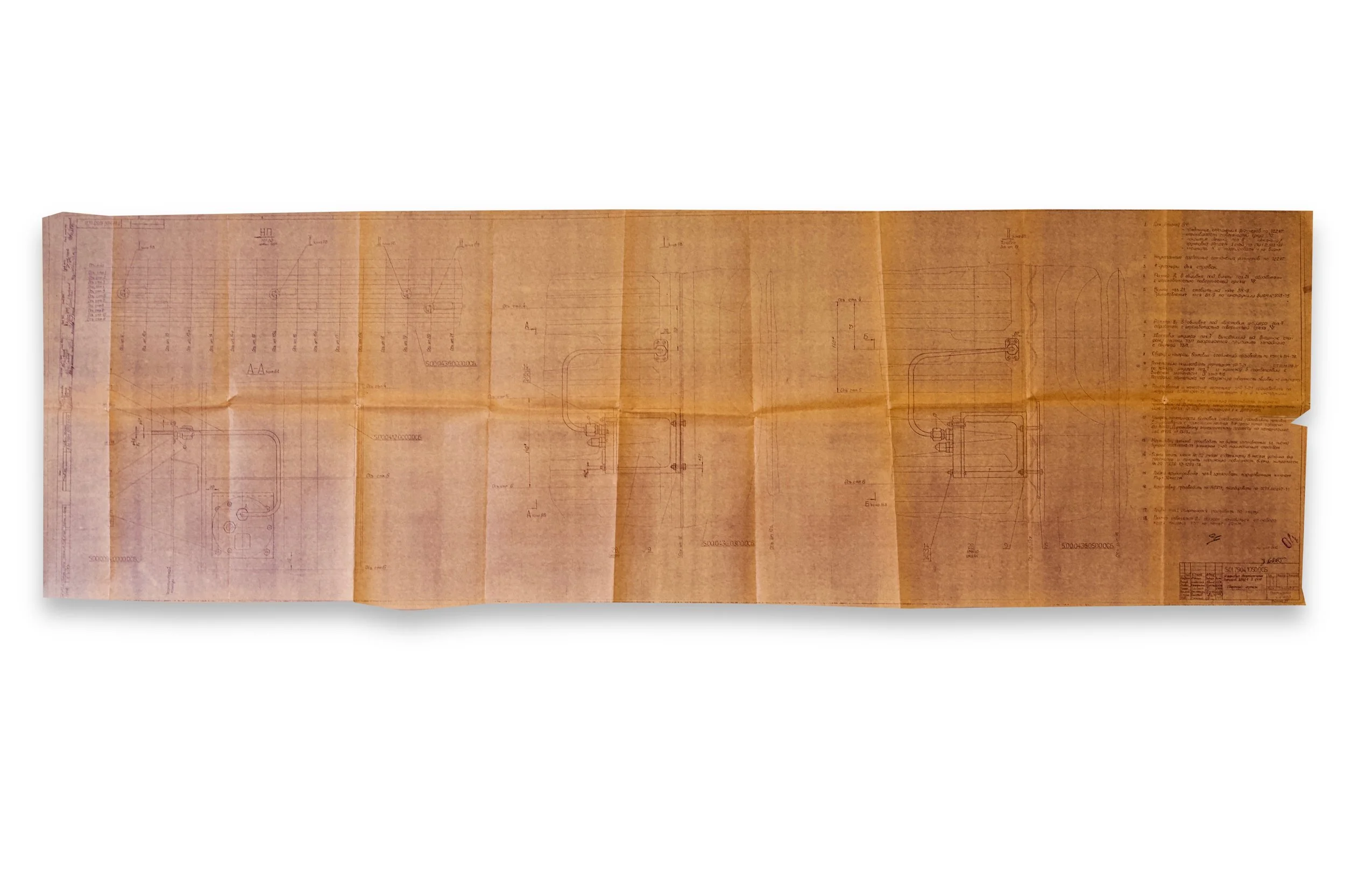 Buran Space Shuttle 0.01 Blueprint Installation of Additional Sensors ЗДПД-1