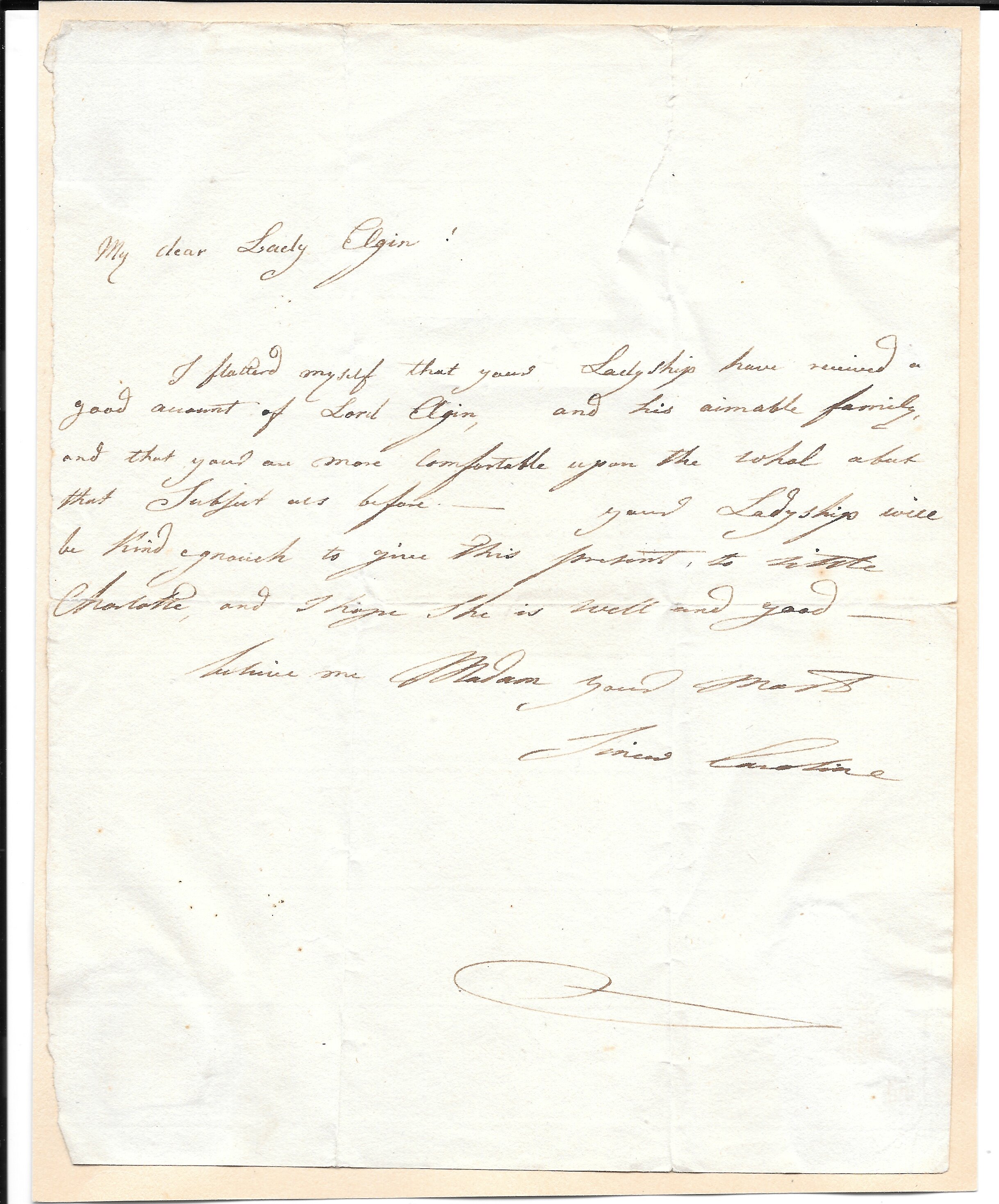 PRINCE FREDERICK AUGUSTUS DUKE OF SUSSEX SIGNED LETTER MANUSCRIPT 