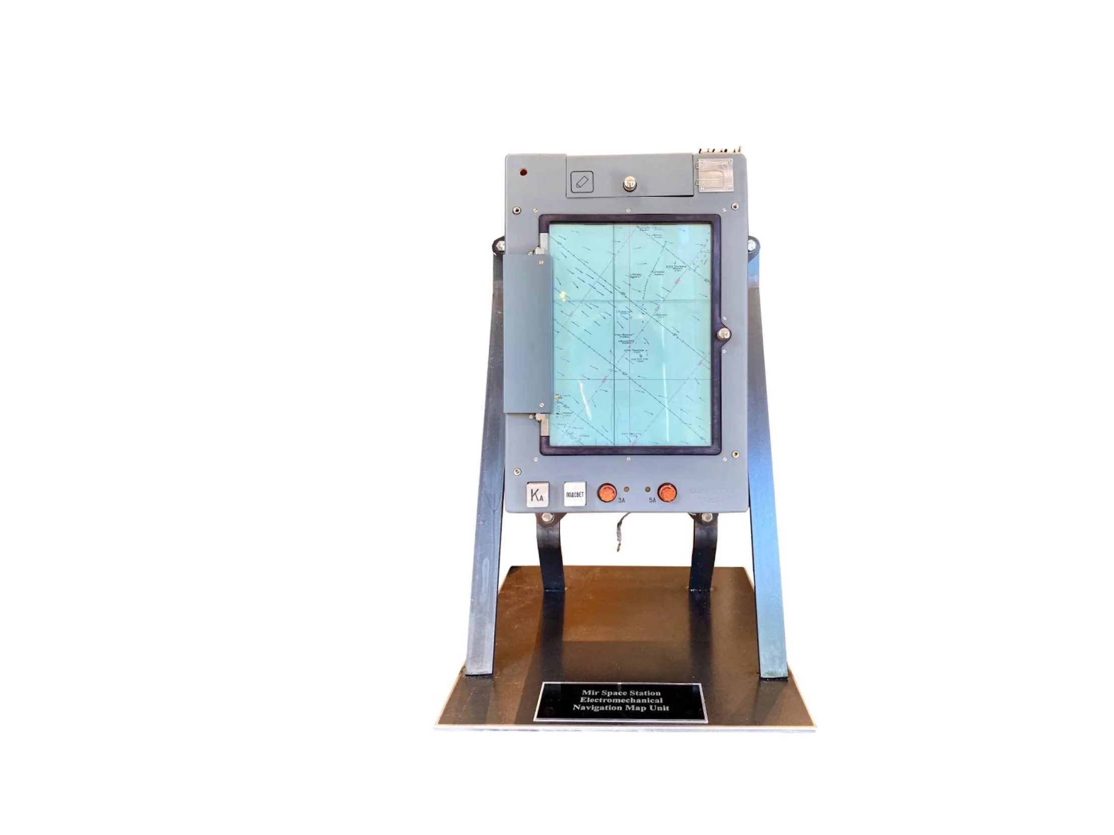 Mir Space Station Electromechanical Navigation Map Unit Rare