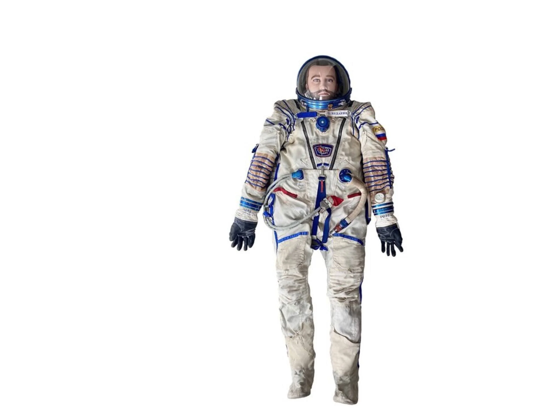Russian Cosmonaut Nikolay Budarin Spacesuit Sokol KV-2