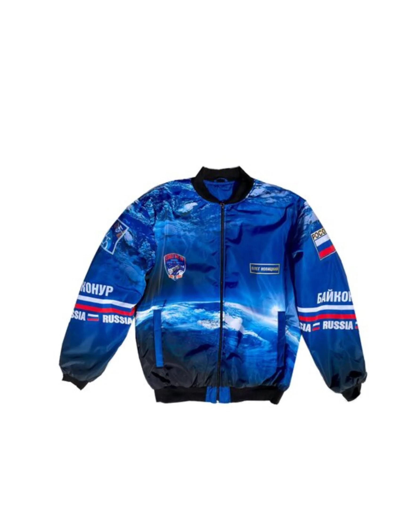 Preflight ceremonial jacket made for Russian Cosmonaut Oleg Novitsky