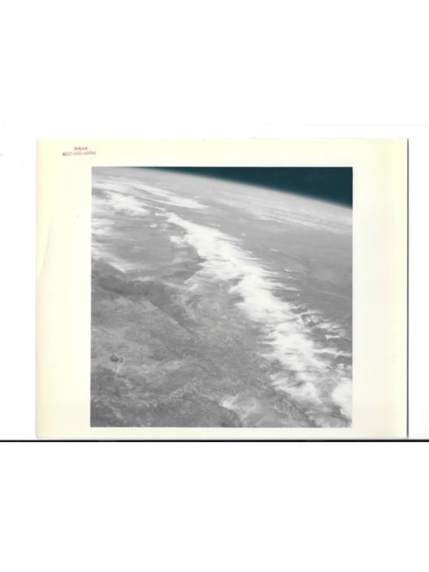 Apollo 17 Original NASA "Red Number" Color Photo Earth orbit Prior to Trans-Lunar Coast AS17-148-22640