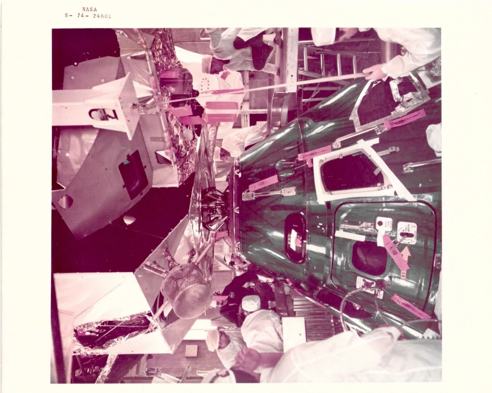 NASA "Red Number" Color Photo S-74-24601 This paper manufactured by Kodak verso