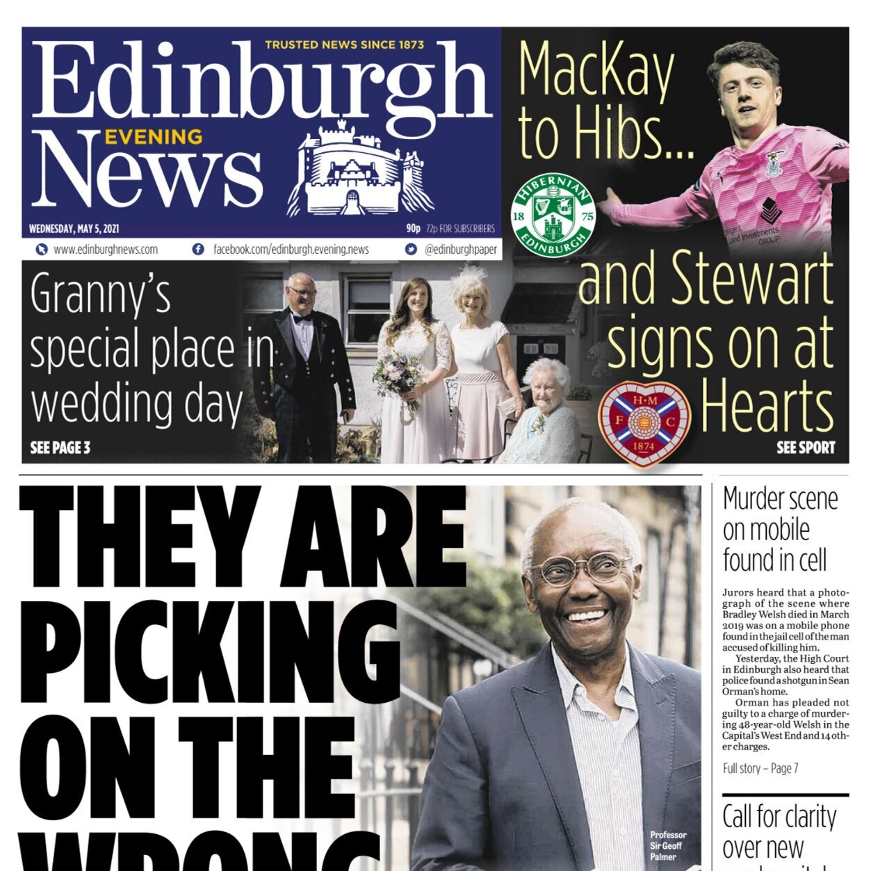 PRESS - EDINBURGH EVENING NEWS