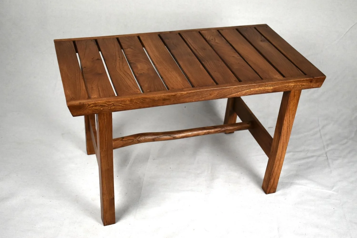 Siberian Elm End Table - (walnut stain finish)