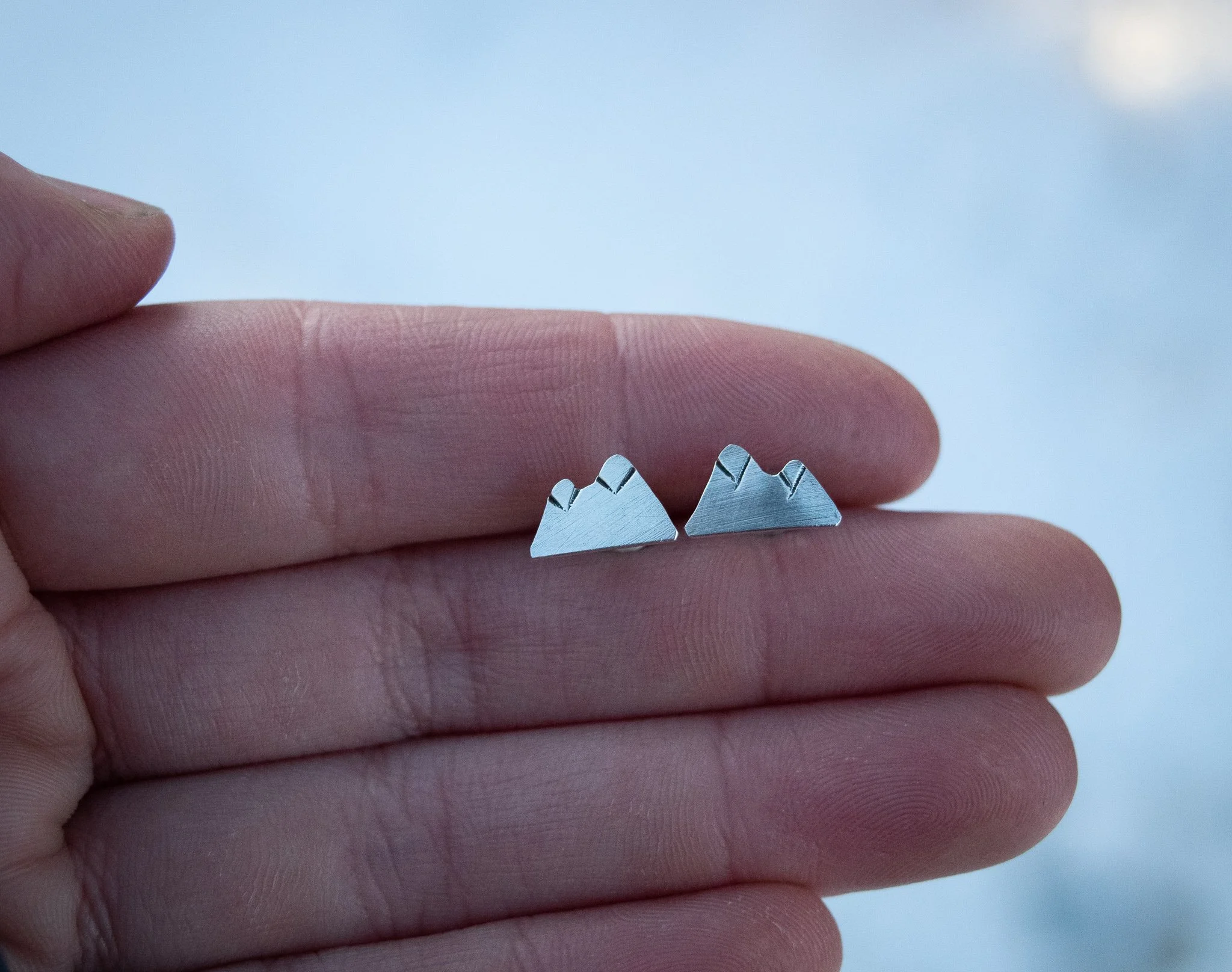 Mountain Stud Earrings