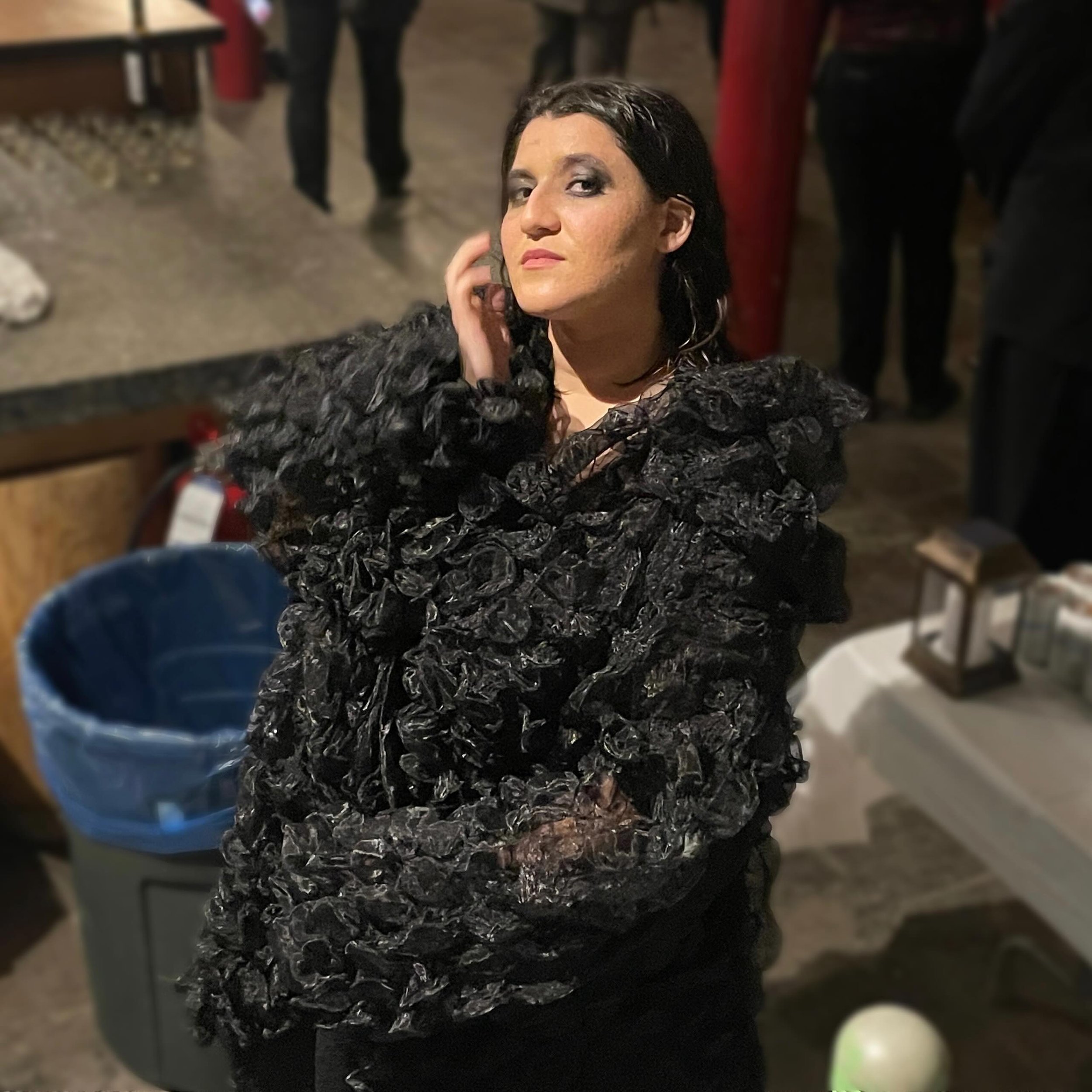Azucena walking home and crying in the rain in her Weimar Republic look, thinking about her mom being burned at the stake
@carnegiehall

Here we have our sexy wet hair look! Styled by Fay

✨Garbage can chic ✨

Via @deathofclassical

Our sold-out run 