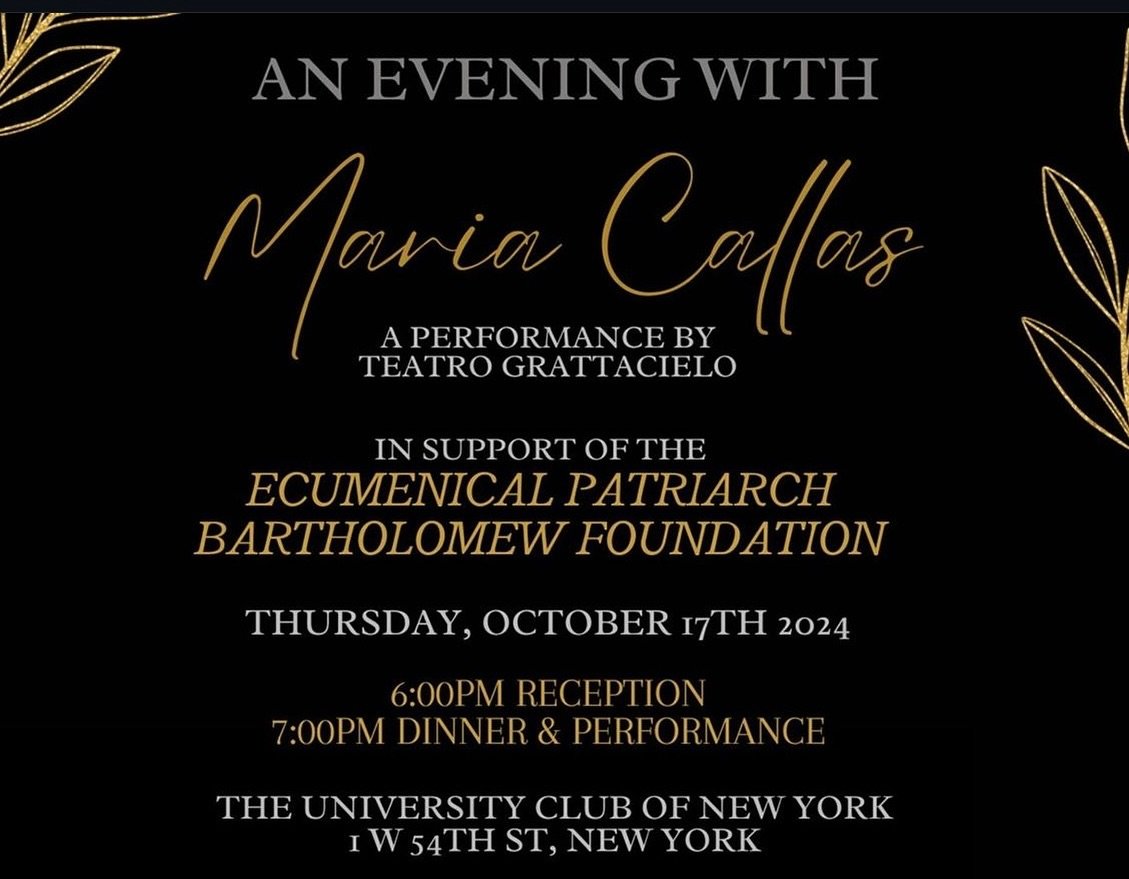 Callas? Haven&rsquo;t we heard enough about Her? 🙄 Looking forward to joining the Greeks this week for a fundraiser with @teatrograttacielo and @greeceinnewyork