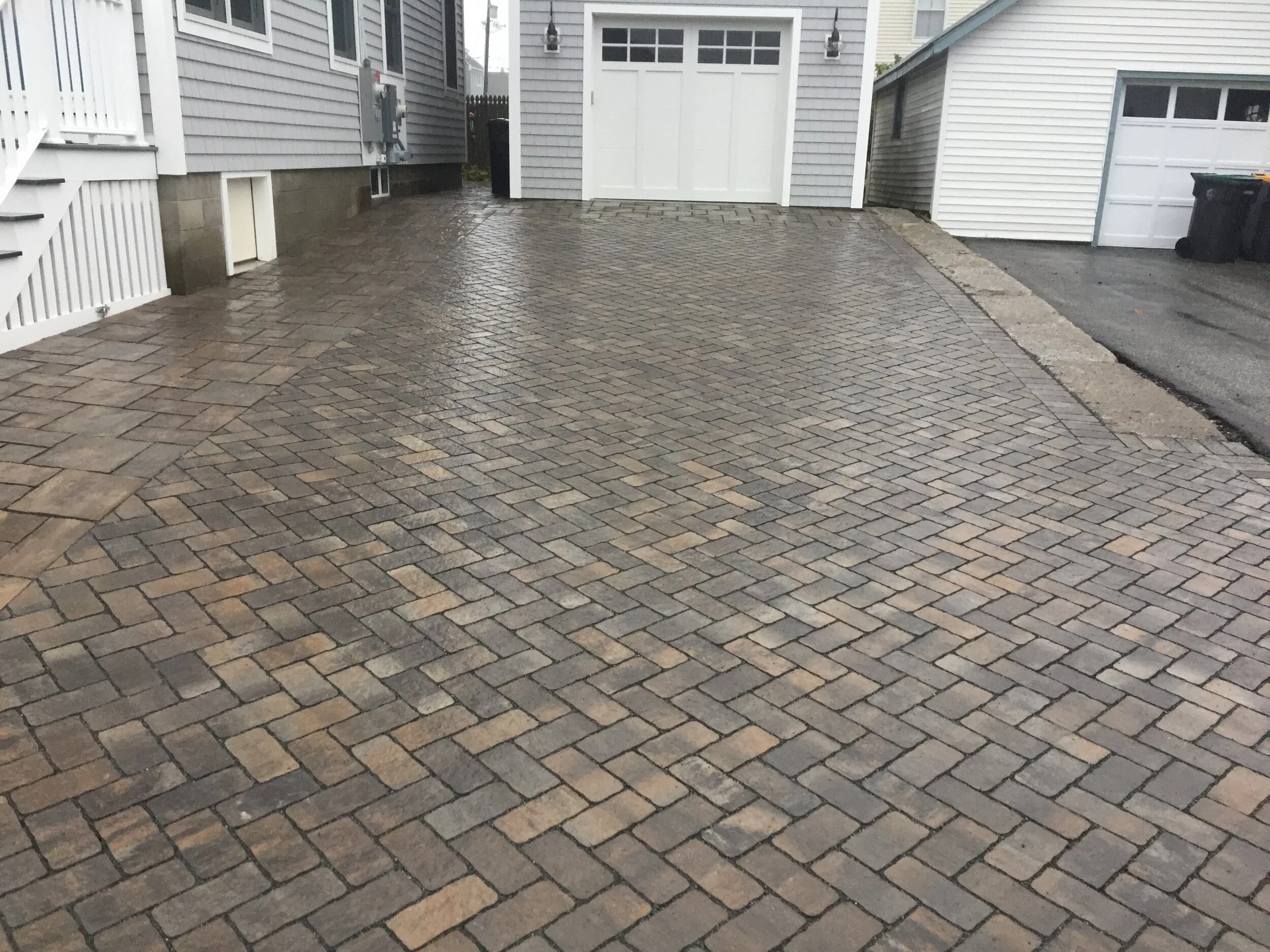  Genest Eastern Bay Permeable Driveway. Higgins Beach Scarborough Maine. 