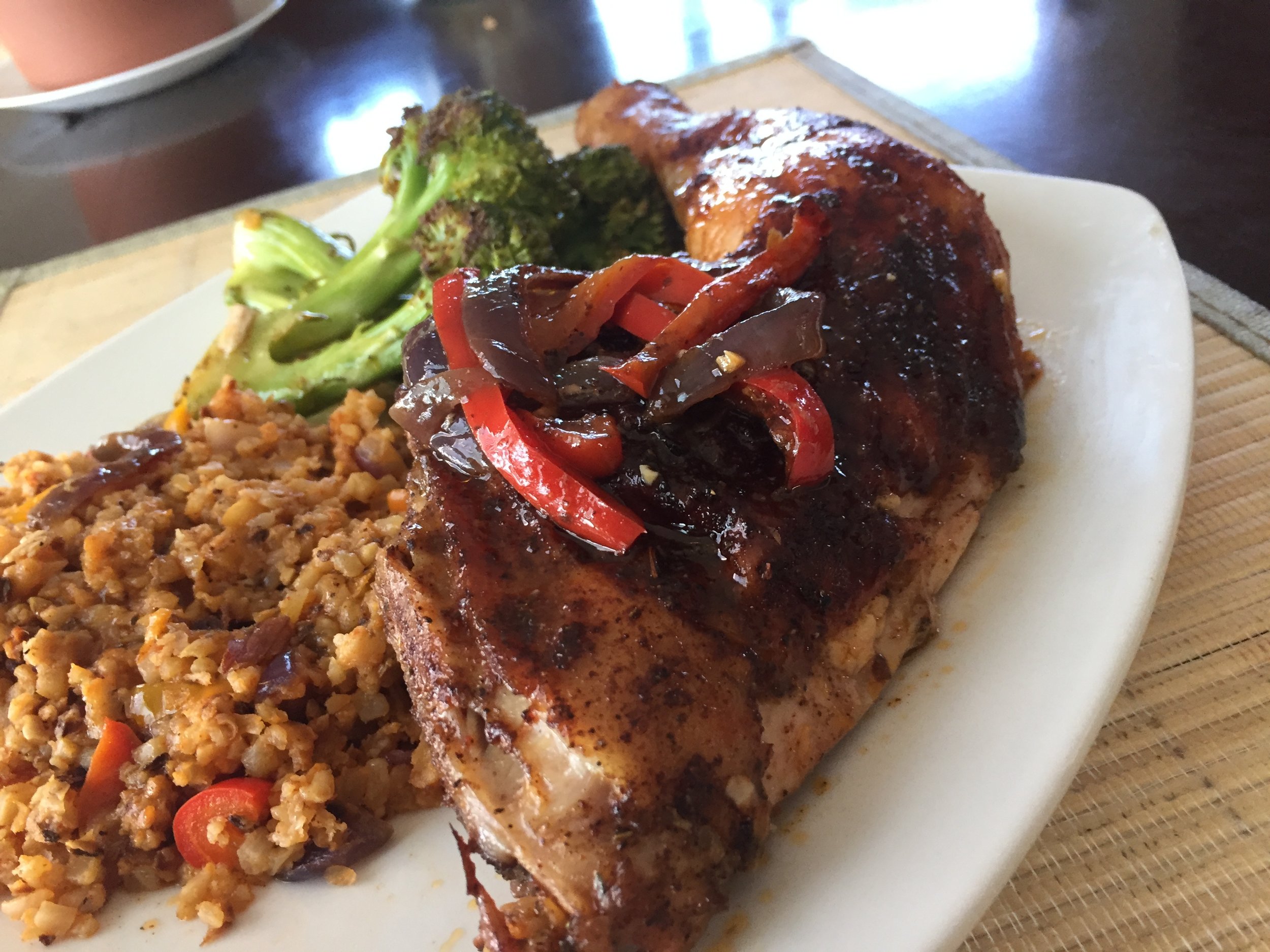 Sweet and Smokey Chipotle Roasted Chicken 