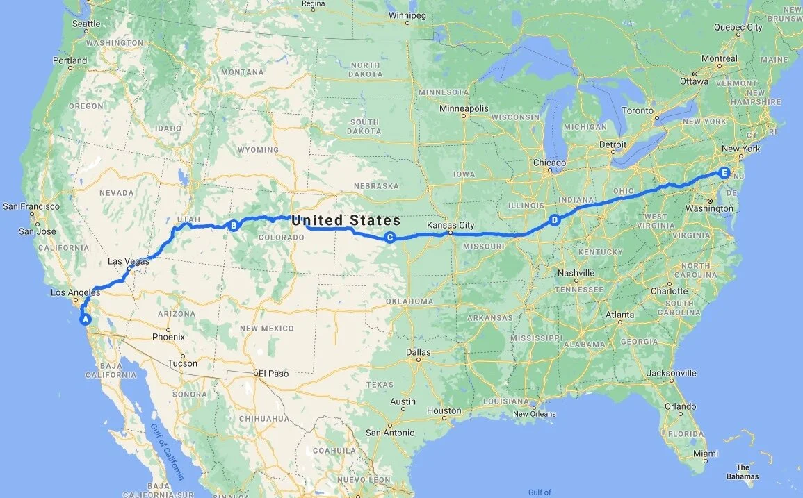 Eastbound Cross Country - July-Aug [2020]