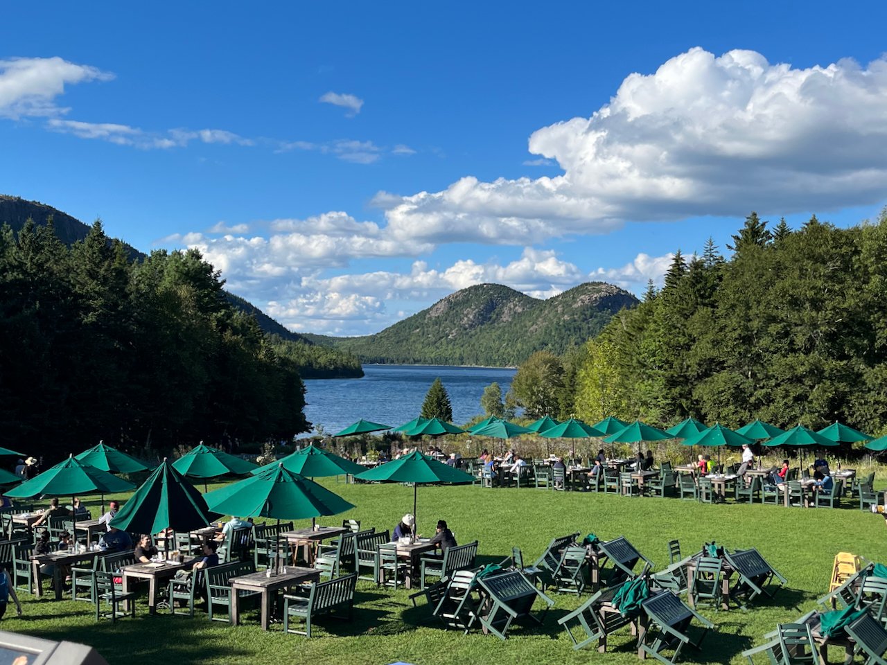 Jordan Pond House lunch