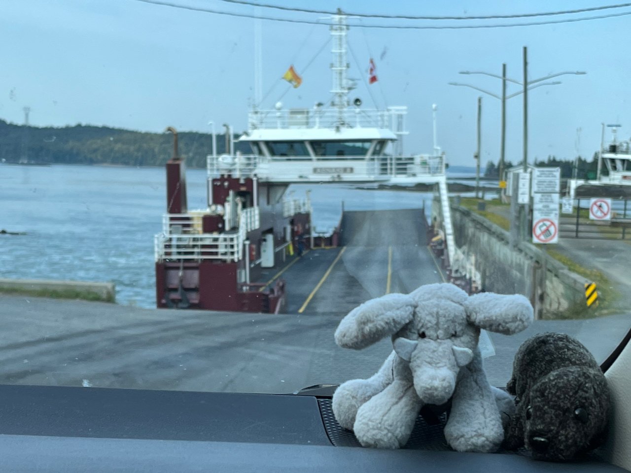 Waiting for the Deer Island Ferry