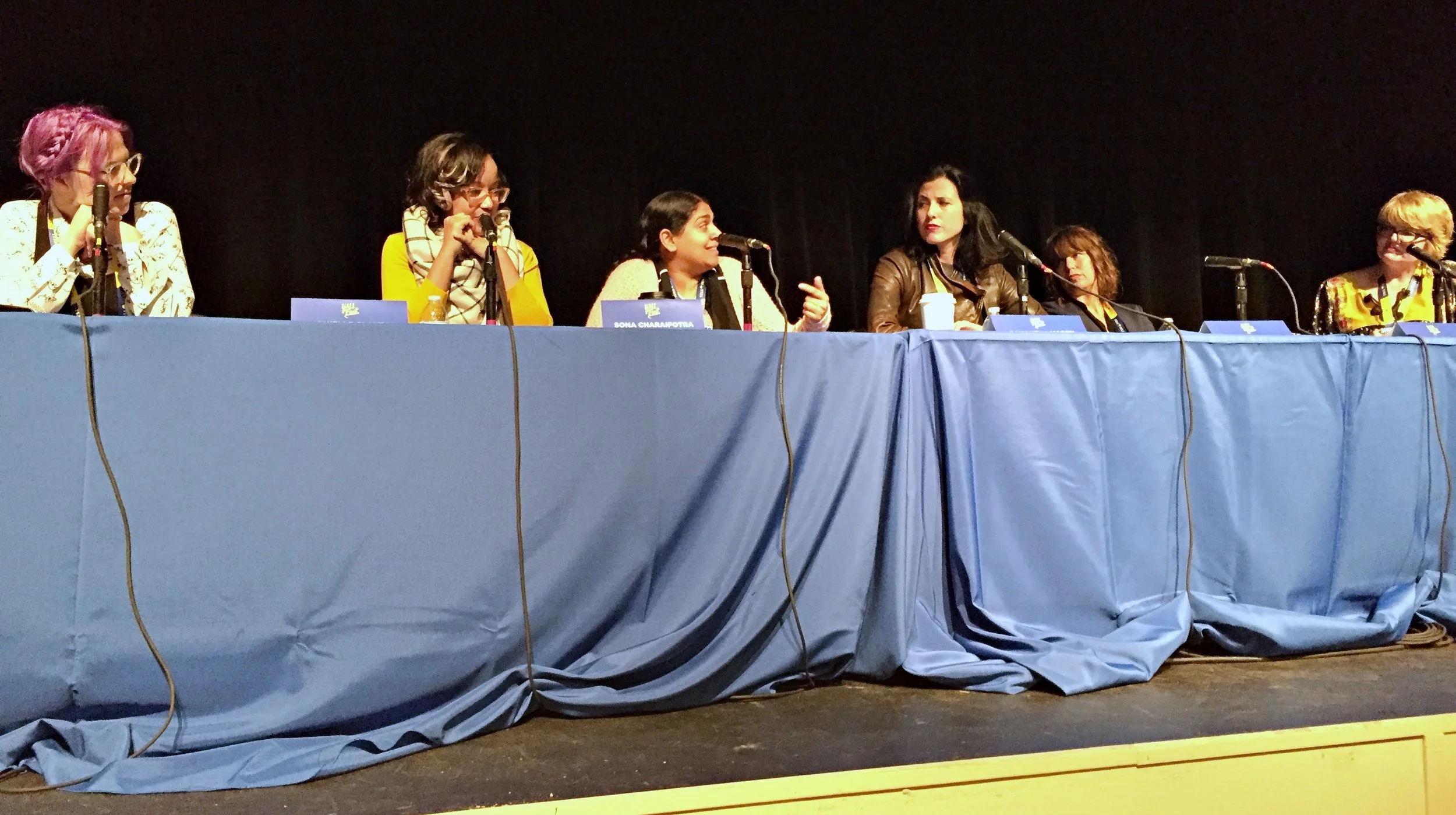 Authors at the FU panel.