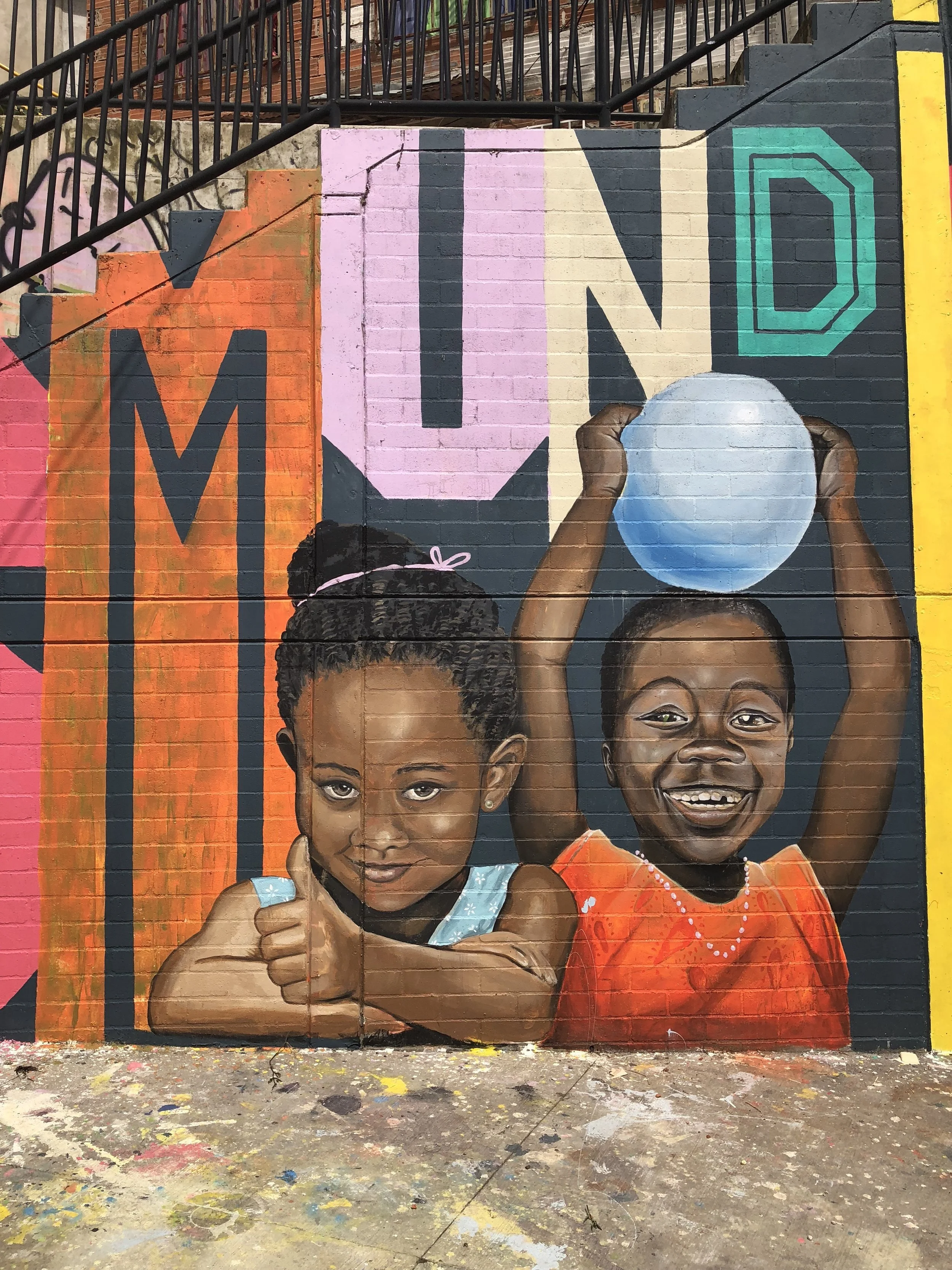 Street art in Comuna 13.