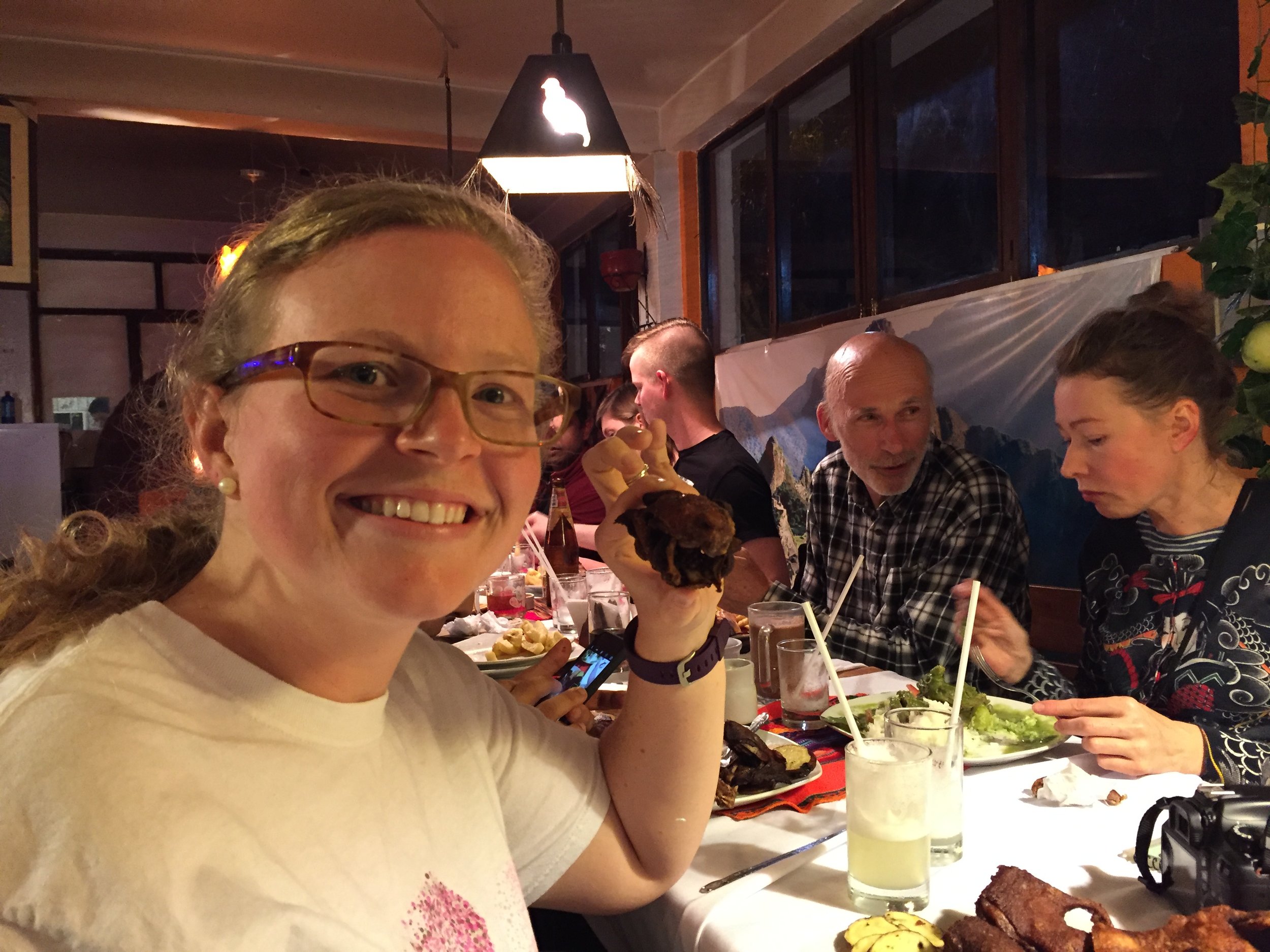 Travel makes you do weird things like: eat Cuy (guinea pig) in Ecuador.