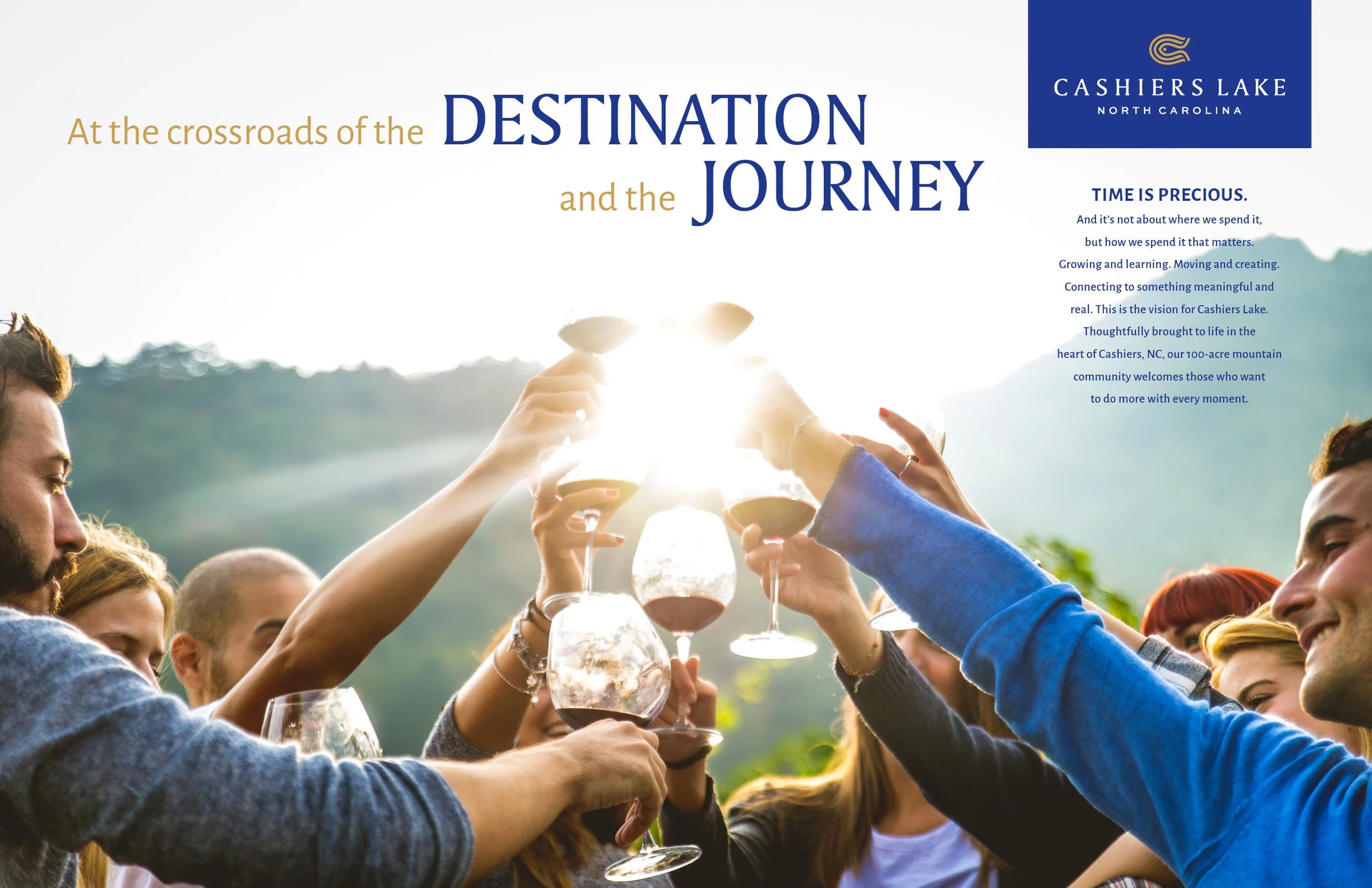 Cashiers Lake Print Ad Option
