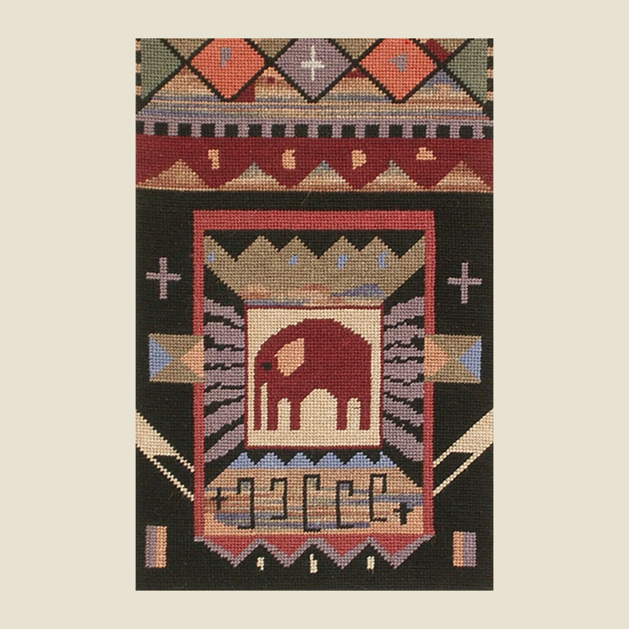 ELEPHANT Petitpoint 10" x 6.5"